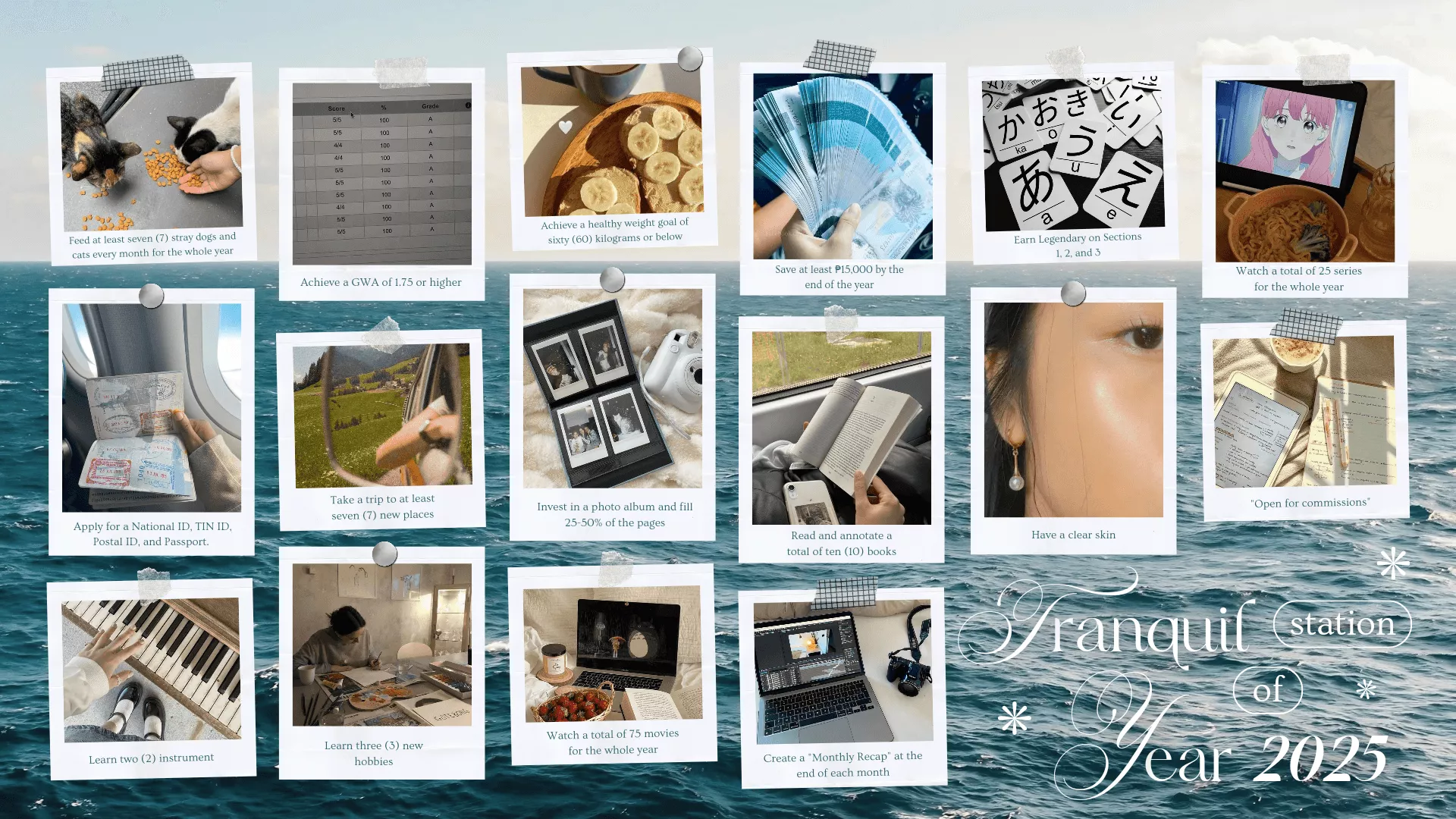 2025 Vision Board Desktop Wallpaper