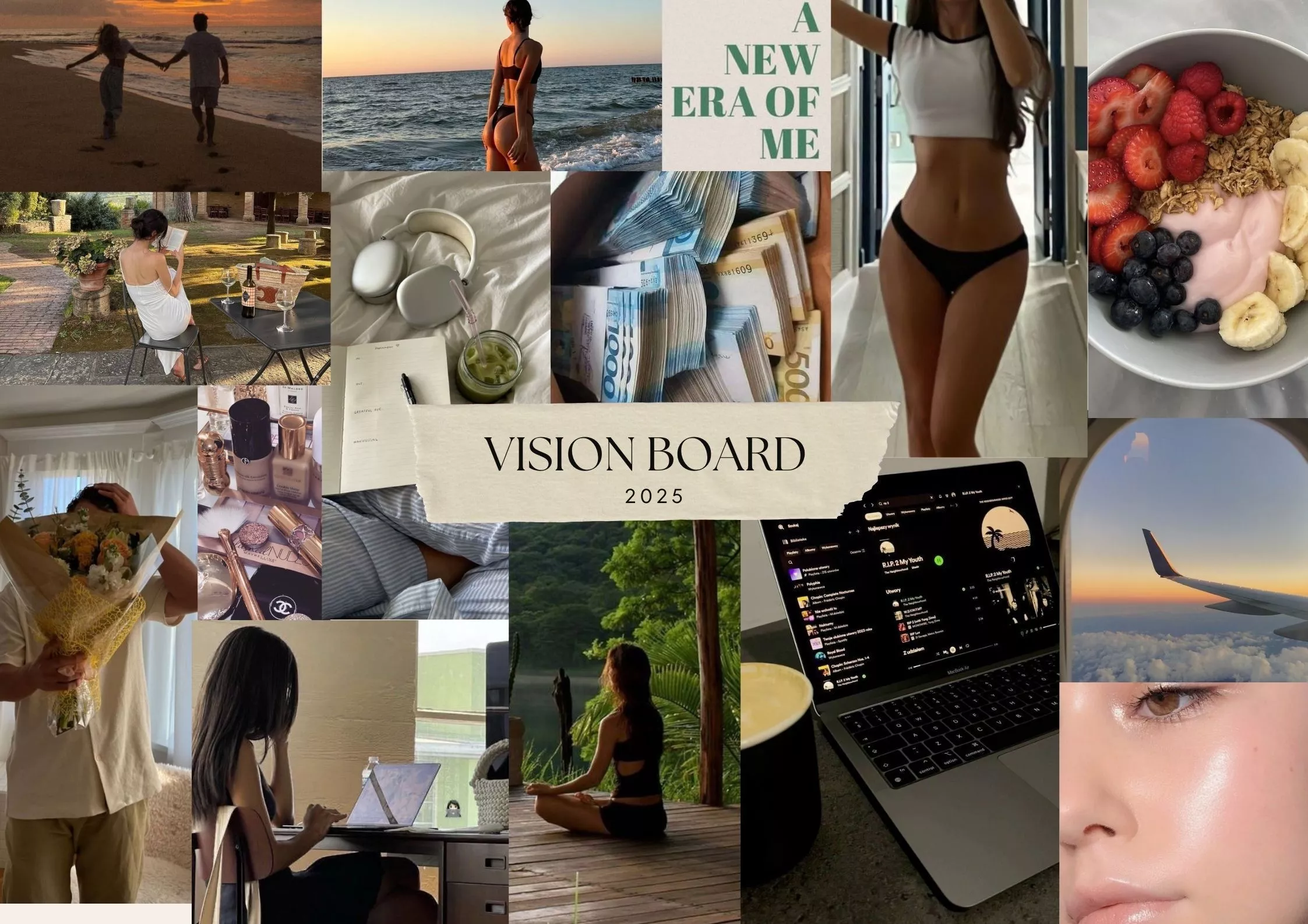 Clean Girl 2025 Vision Board