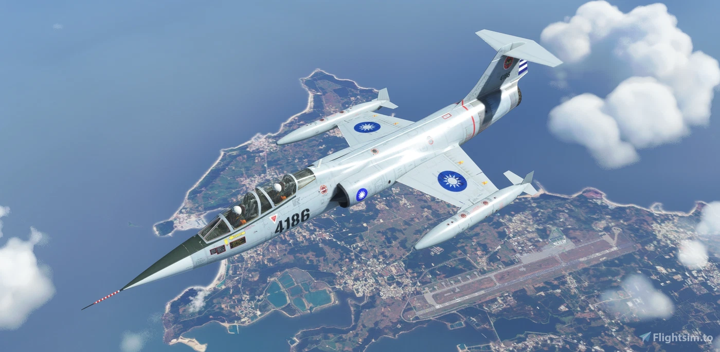 Sim Skunk Works Aircraft TF 104G, ROCAF