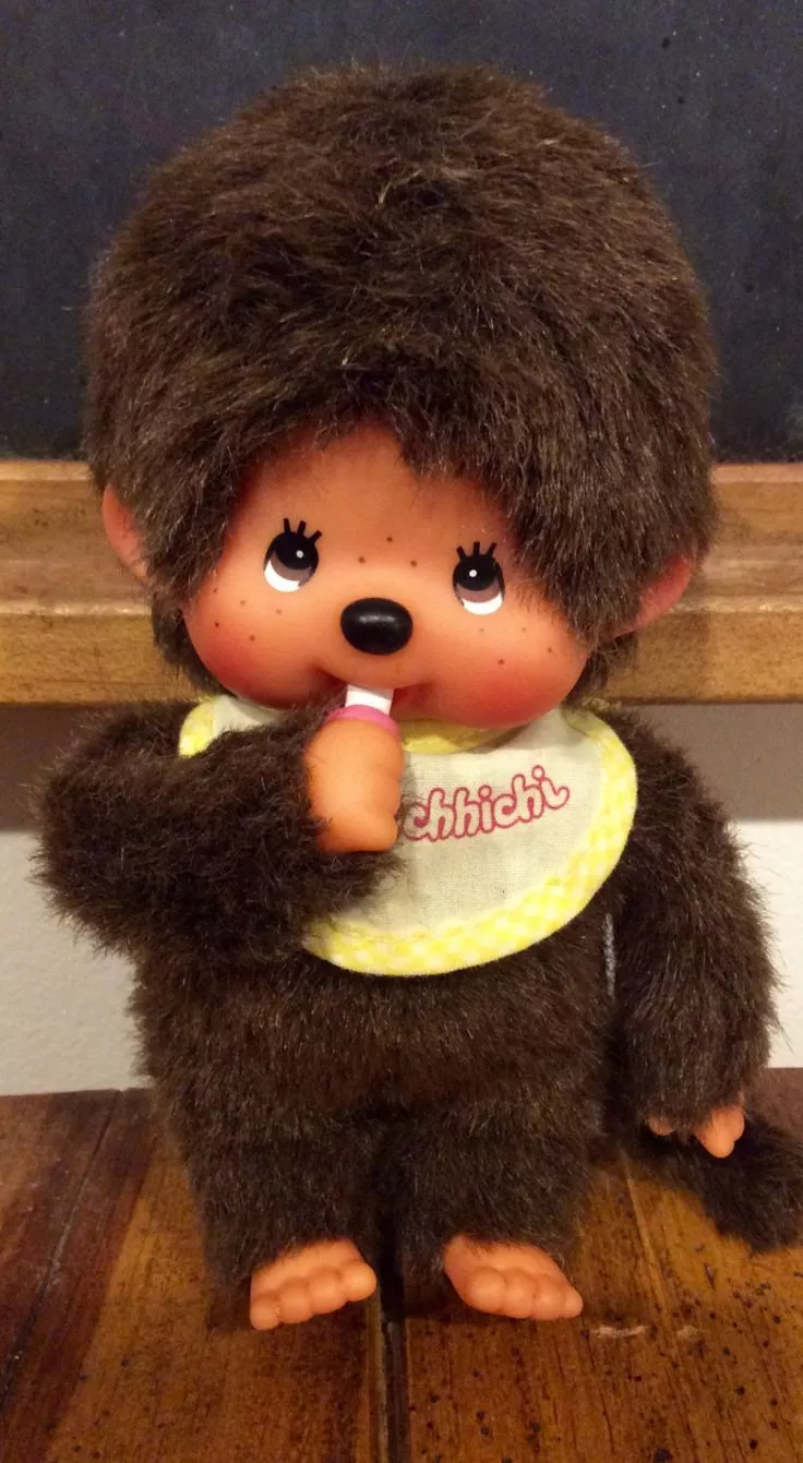 Vintage Monchhichi Thumb Sucker Plushy
