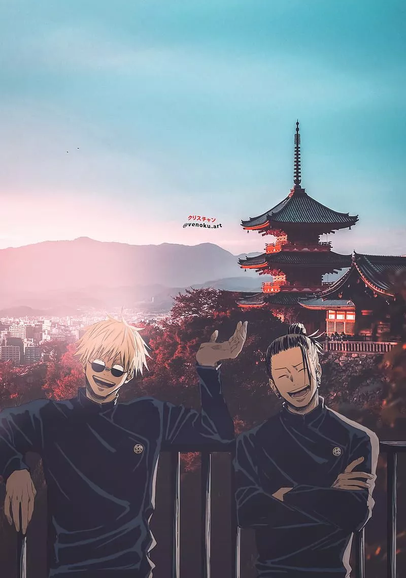 Satoru x suguru, anime, gojo, japan