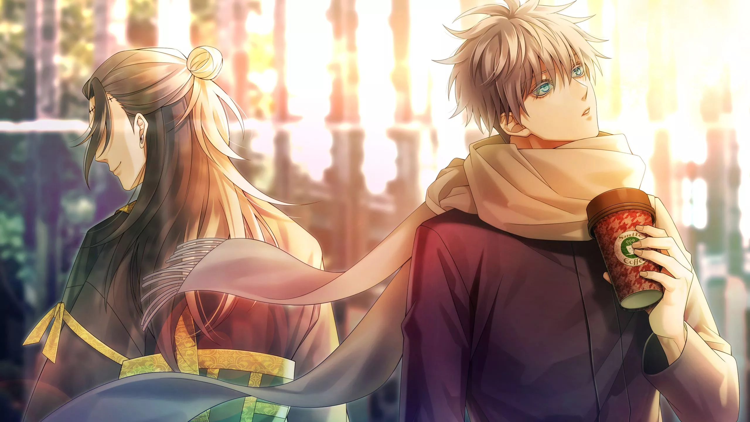 Blue Eyes Satoru Gojo Suguru Geto HD