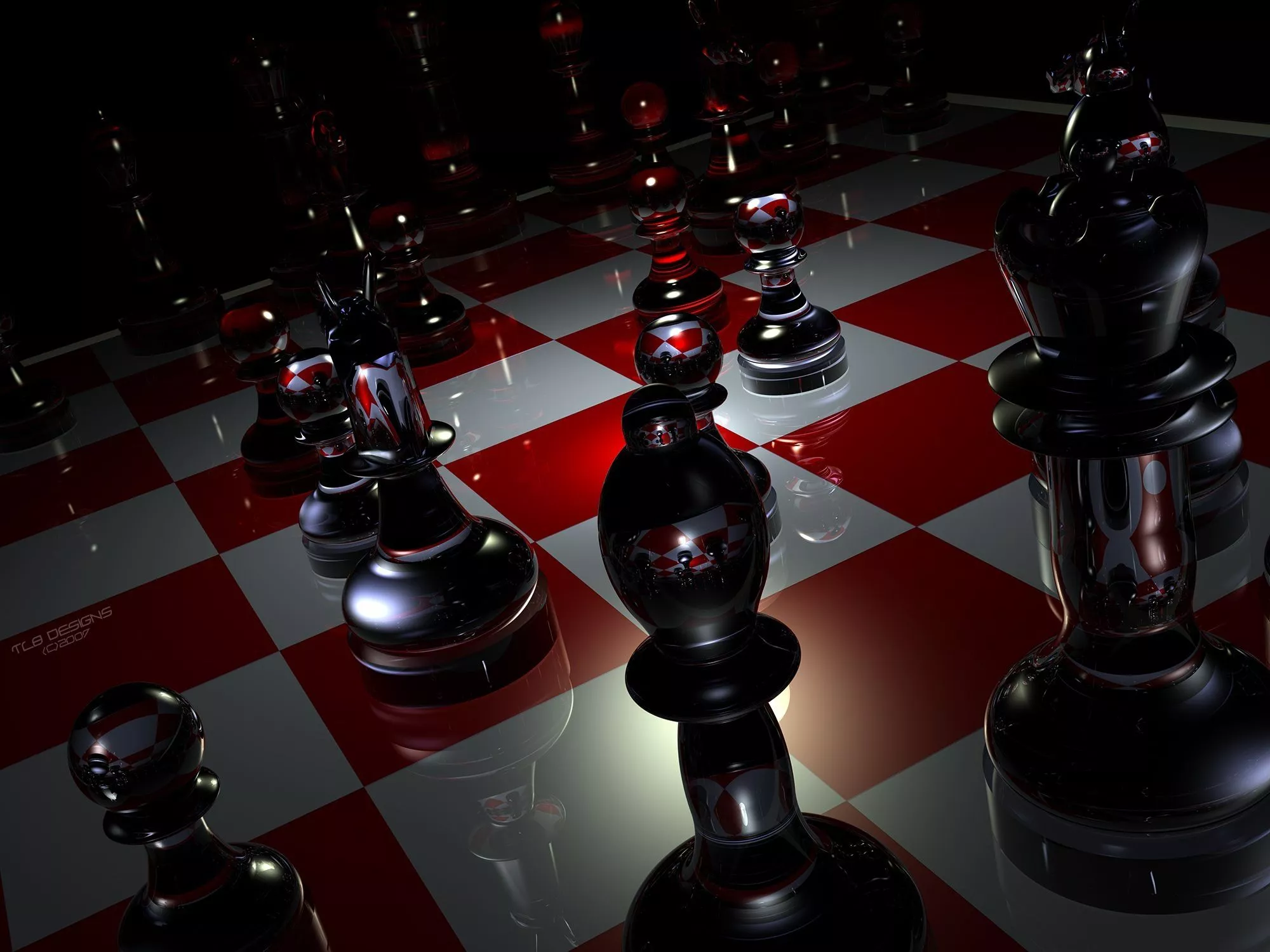 pieces, chess, boards Wallpaper, HD 3D