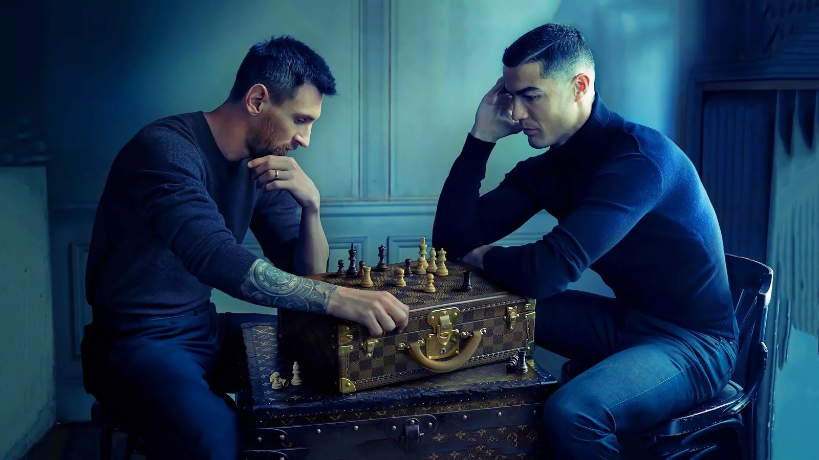 Lionel Messi and Cristiano Ronaldo