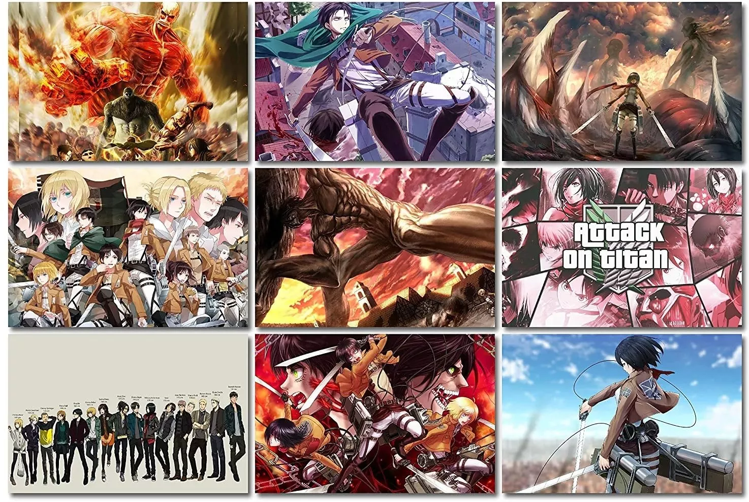 DreamWall ATTACK ON TITANS WALL DECOR