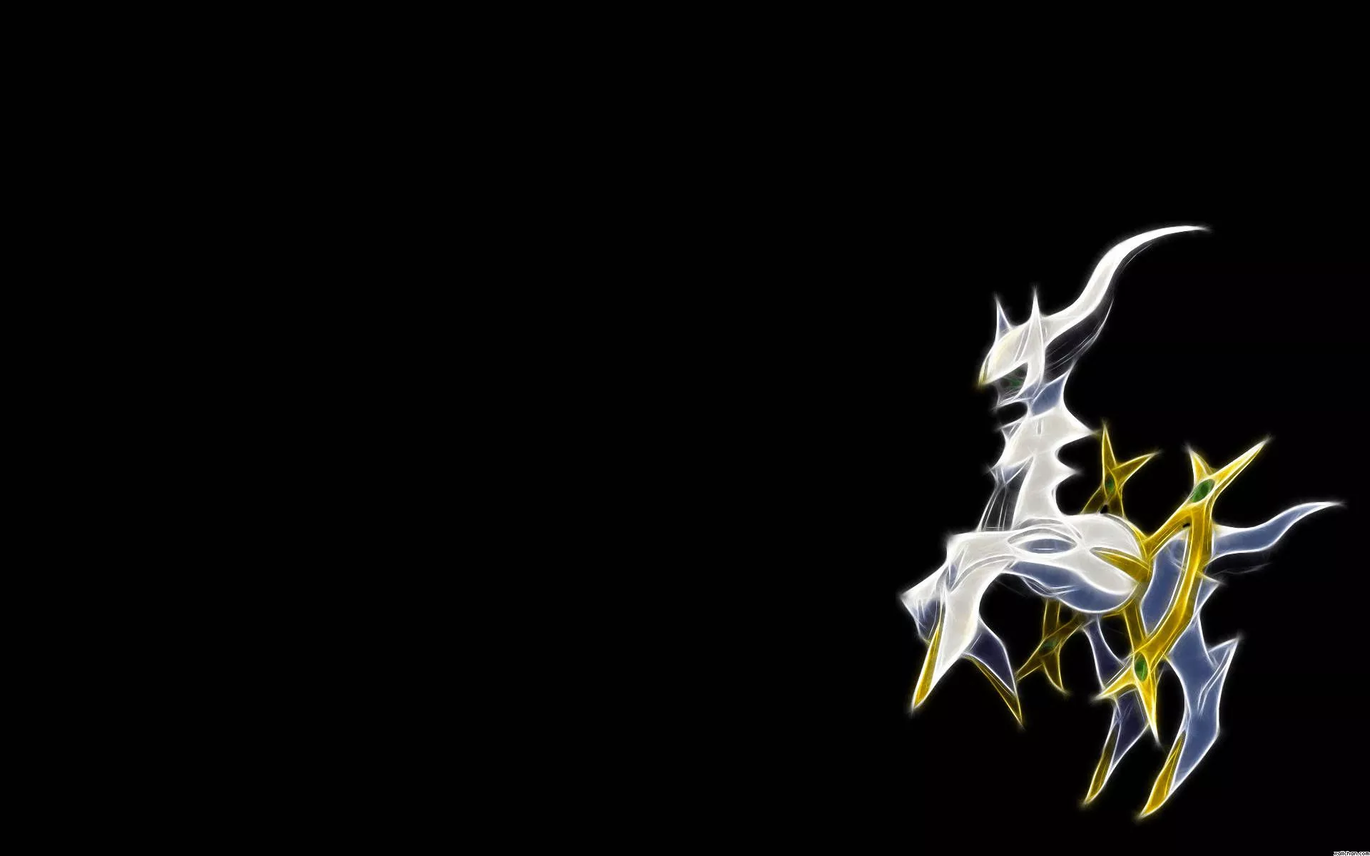 The Legendary Pokémon Arceus Shines