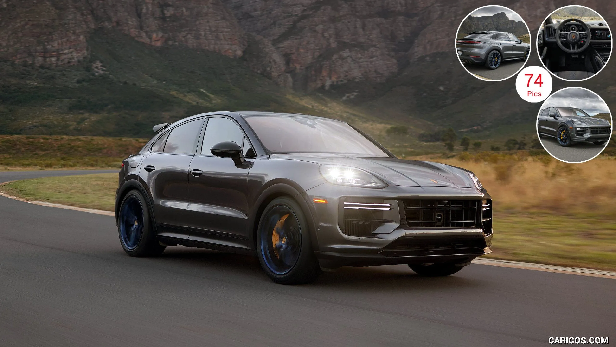 Porsche Cayenne Turbo GTMY. Front Three Quarter