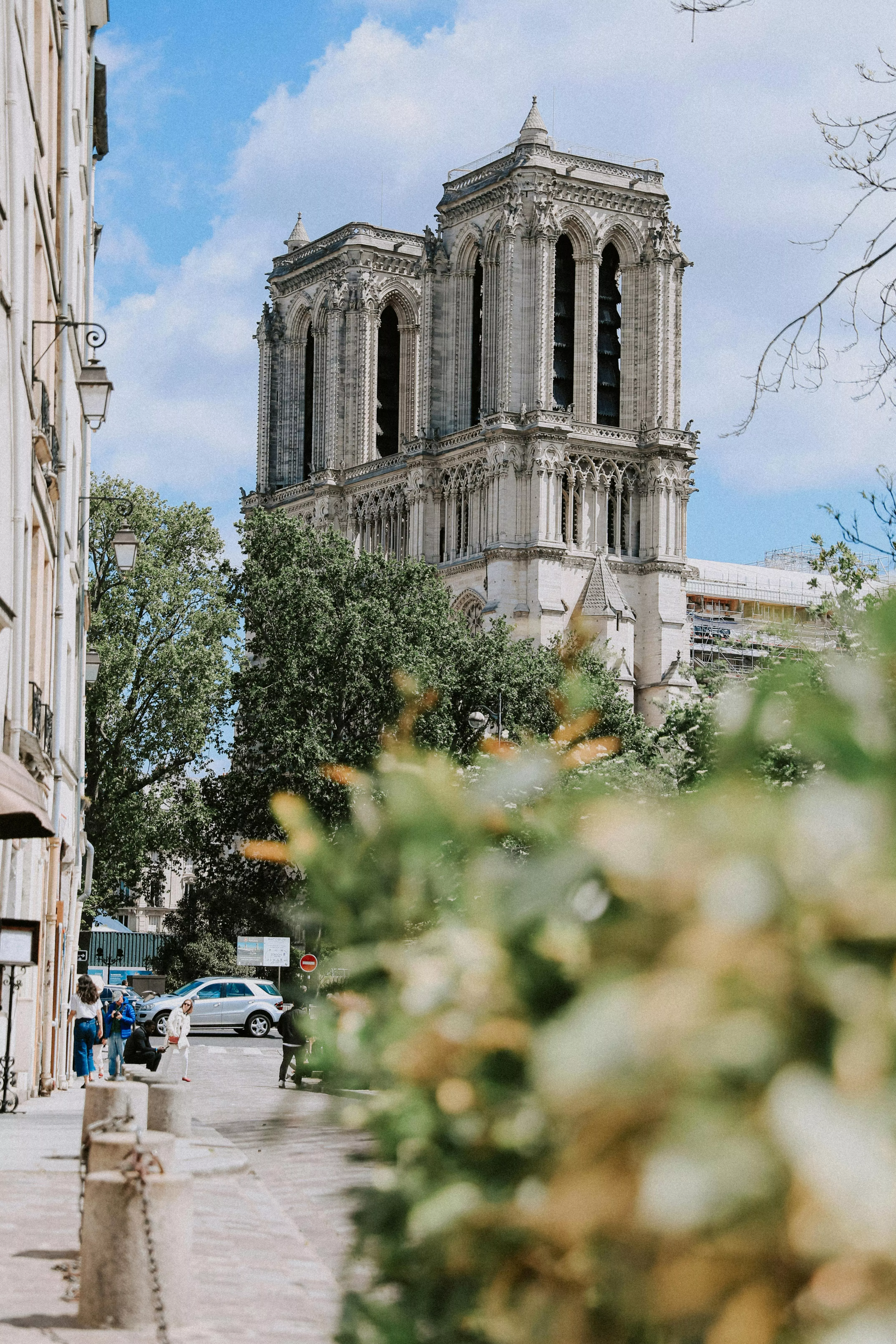 Towers of Notre Dame Cathedral in Paris