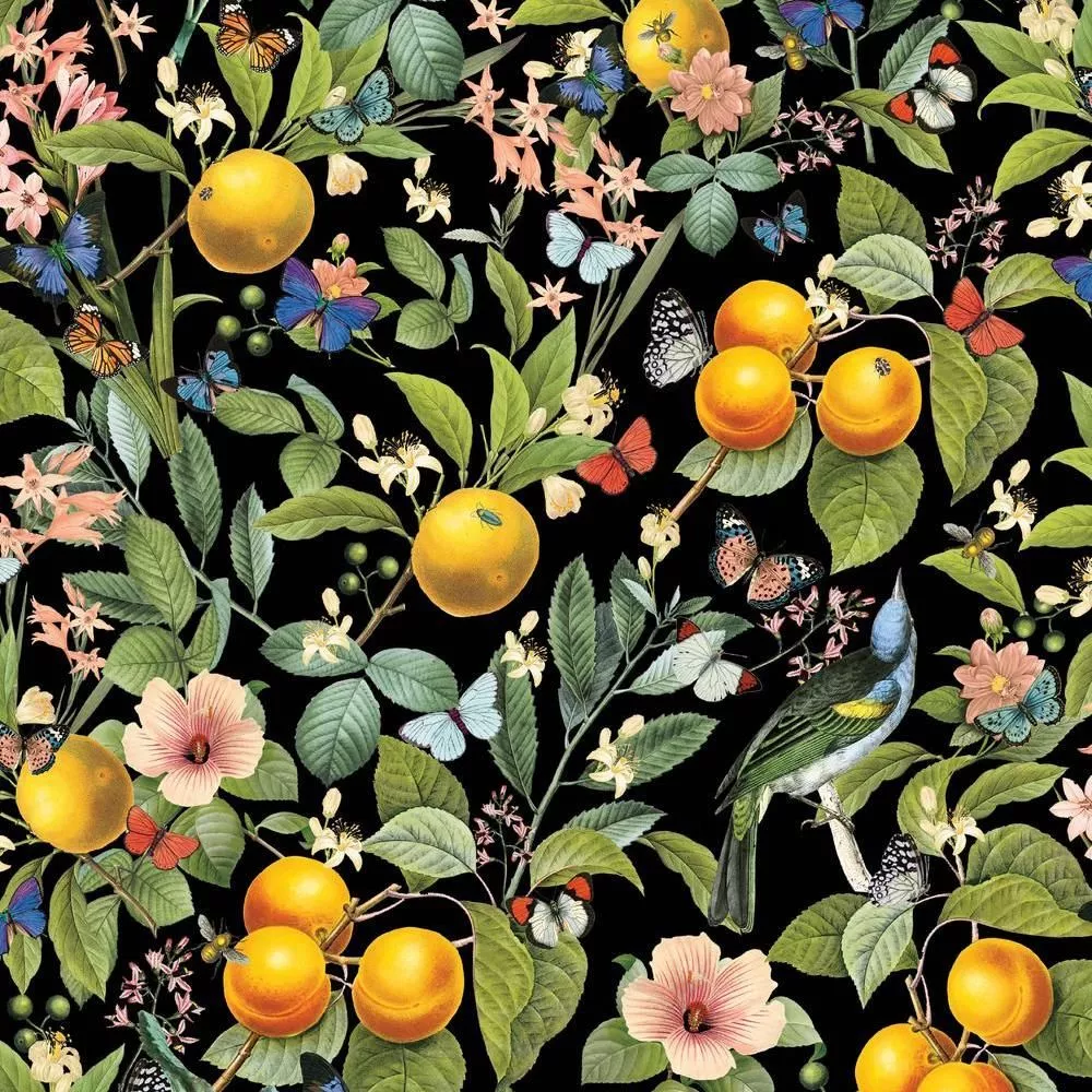 Citrus Peel and Stick Wallpaper