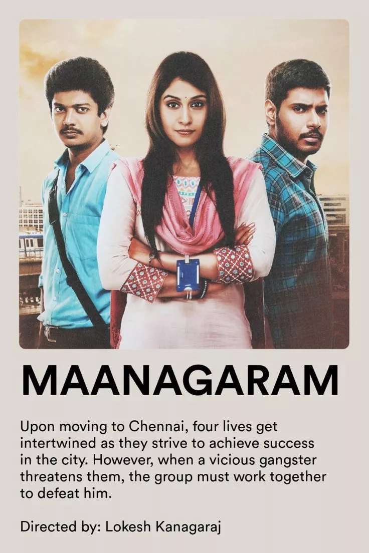 Maanagaram Movie Poster By Aagu