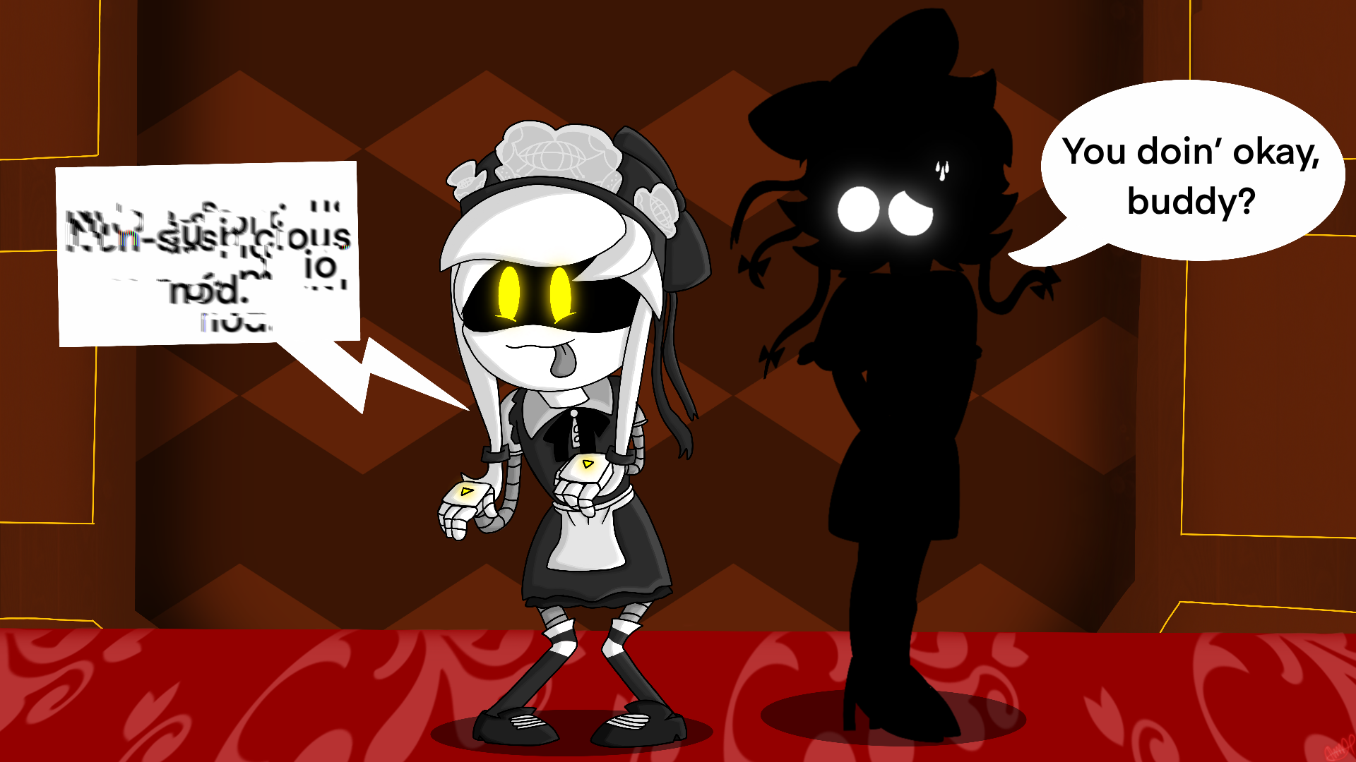 Cyn and Tessa by DaMemeManDan on Newgrounds