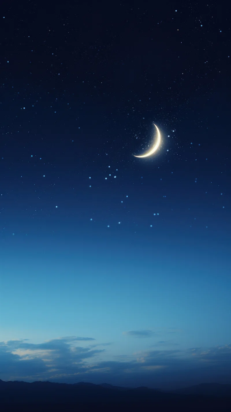 Aesthetic Night Sky Desktop Wallpaper