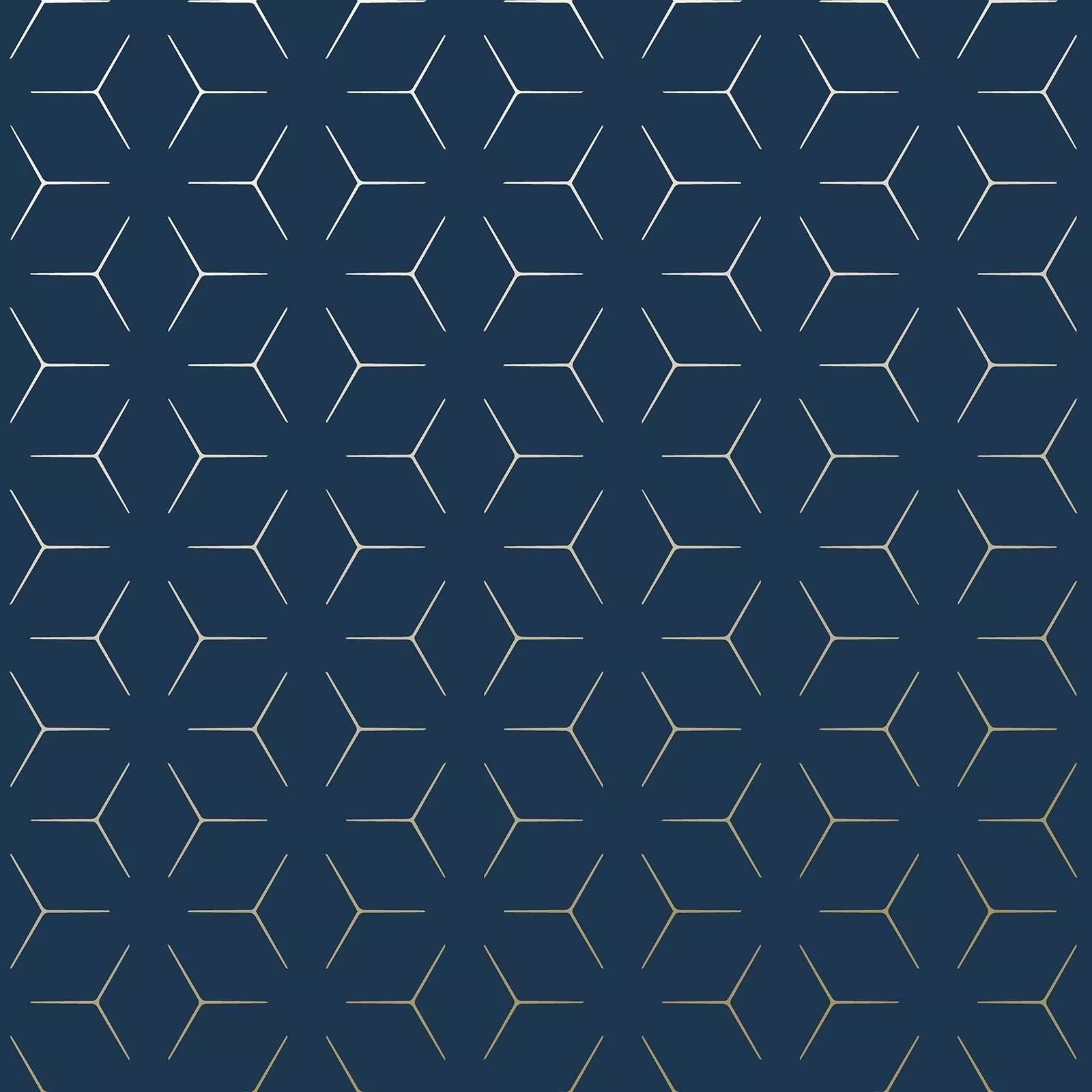 Metro Illusion Geometric Metallic