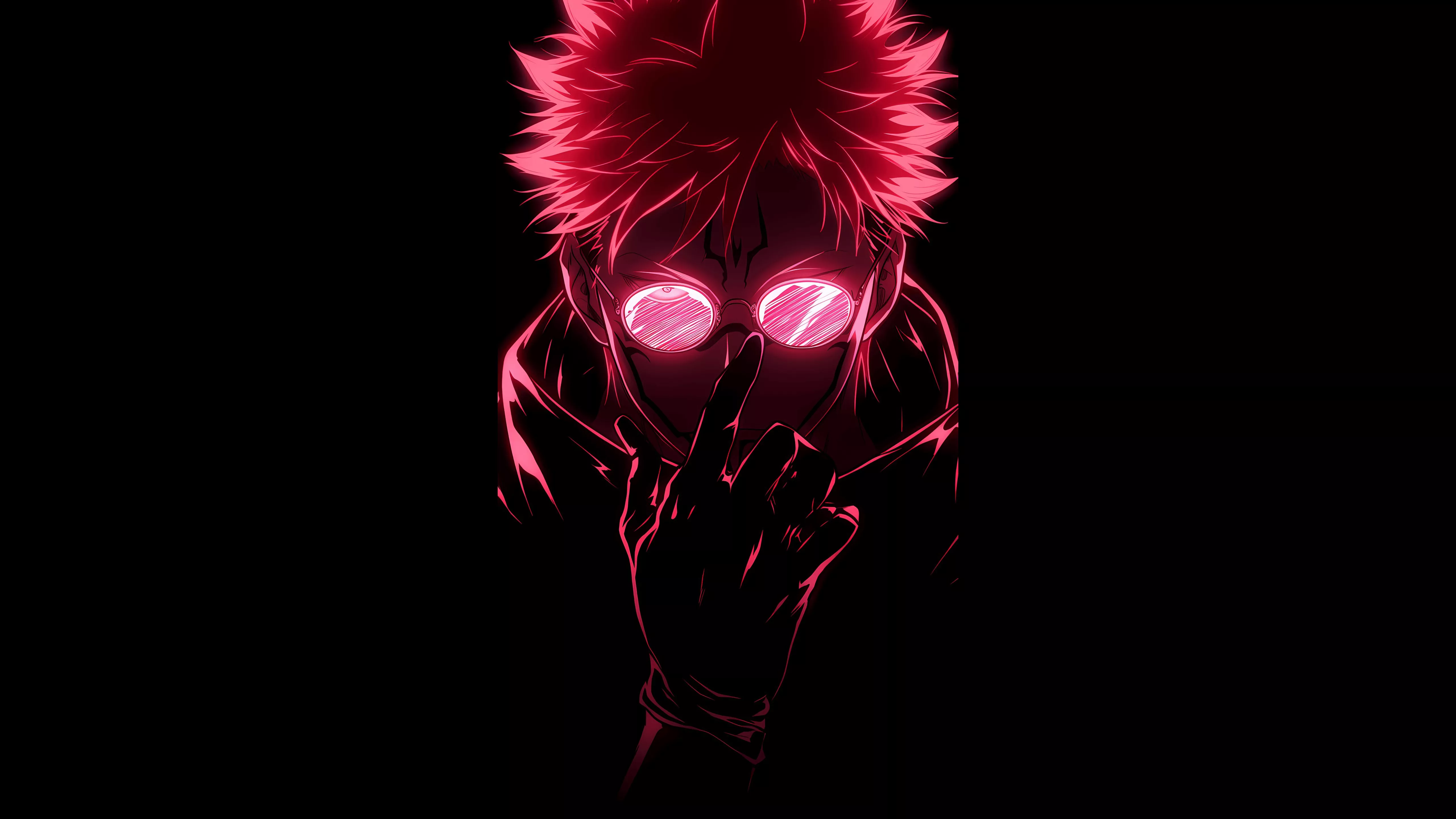 Dope Wallpaper 4K, Sukuna, Pink