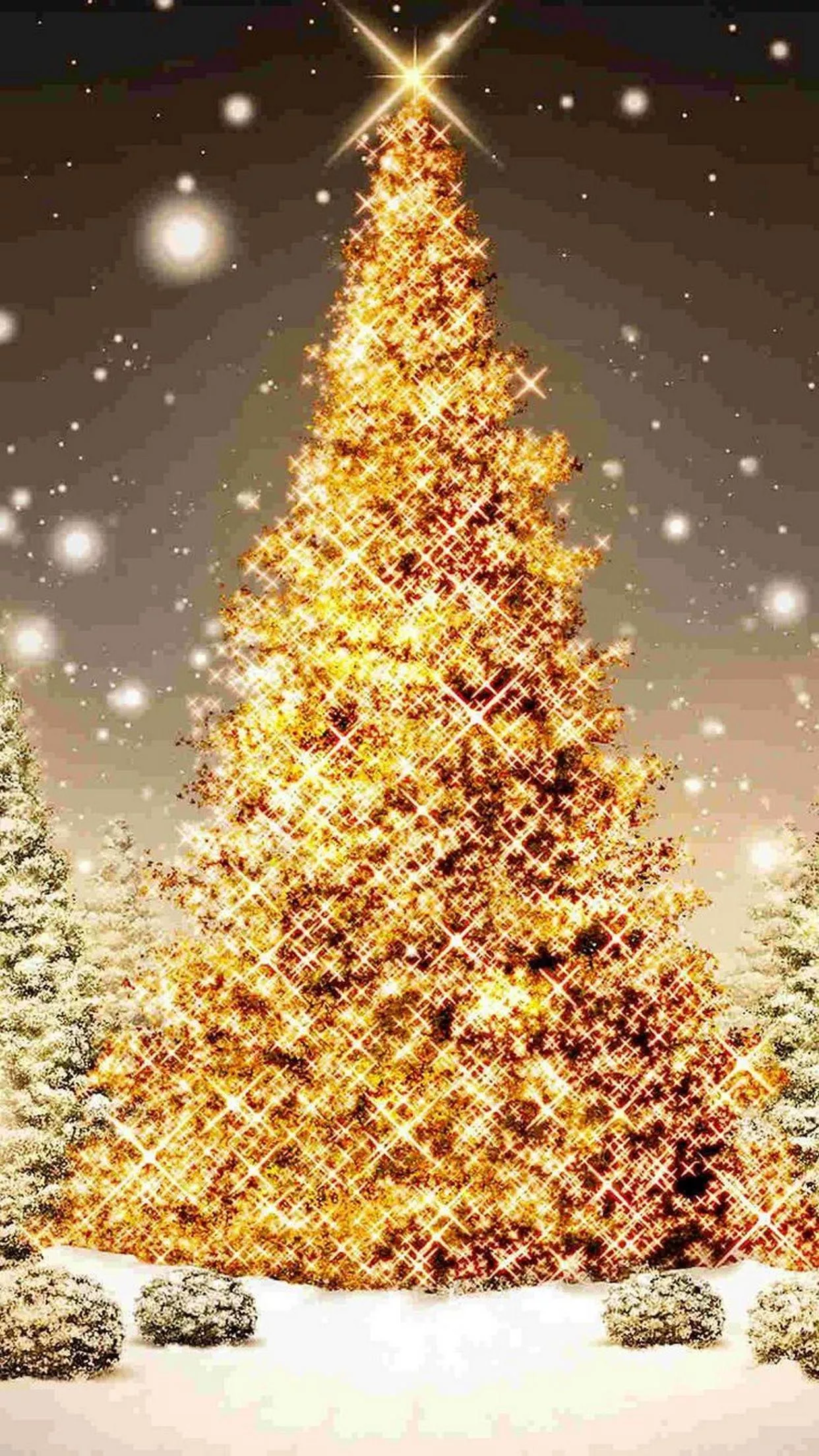 Christmas Tree Phone Wallpaper