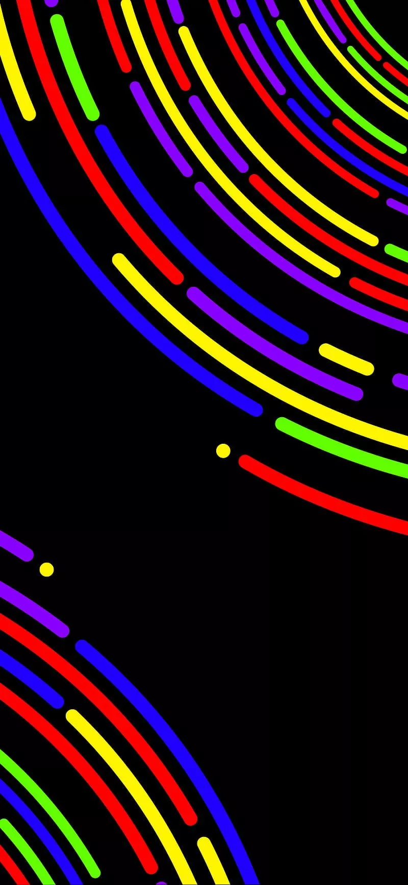 Colourfull rings, amoled, digital