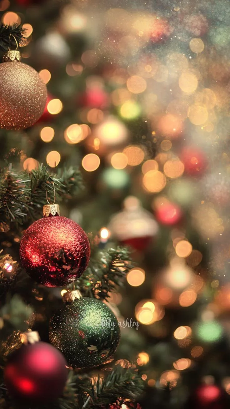 Festive Holiday Aesthetic Background