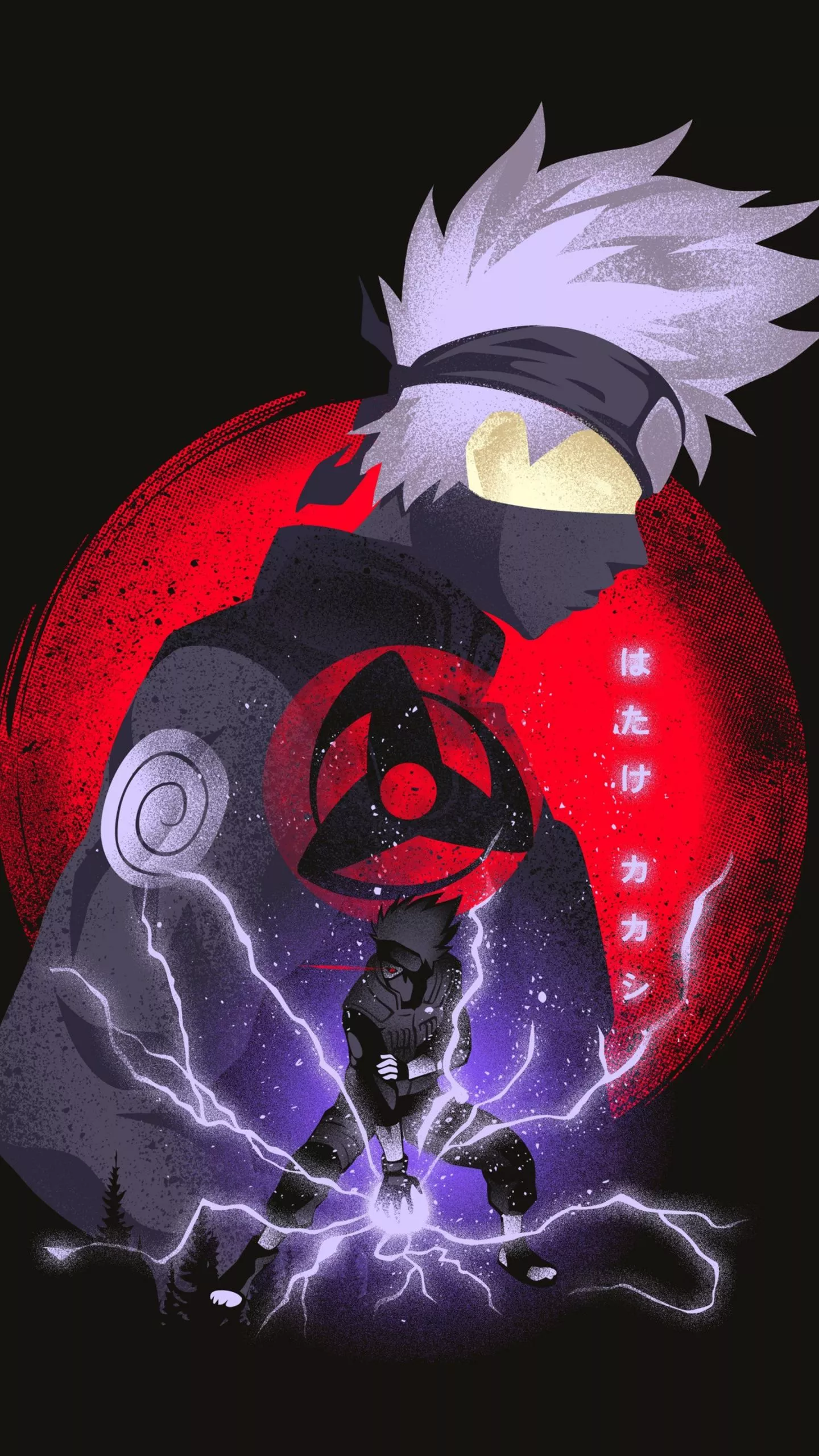 Kakashi Hatake Wallpaper 4K, Sharingan