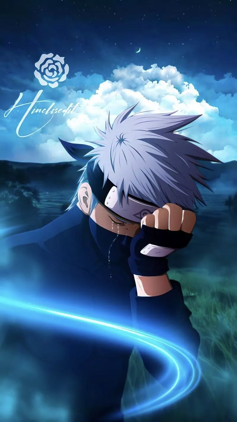 Hatake Kakashi, aesthetic, anime, edit