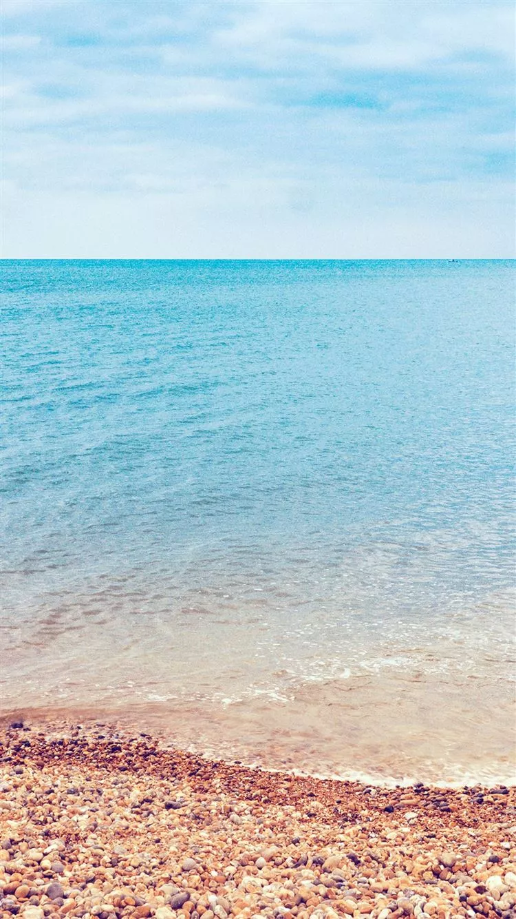 Sea Nature Beach Blue Sky Rock Happy