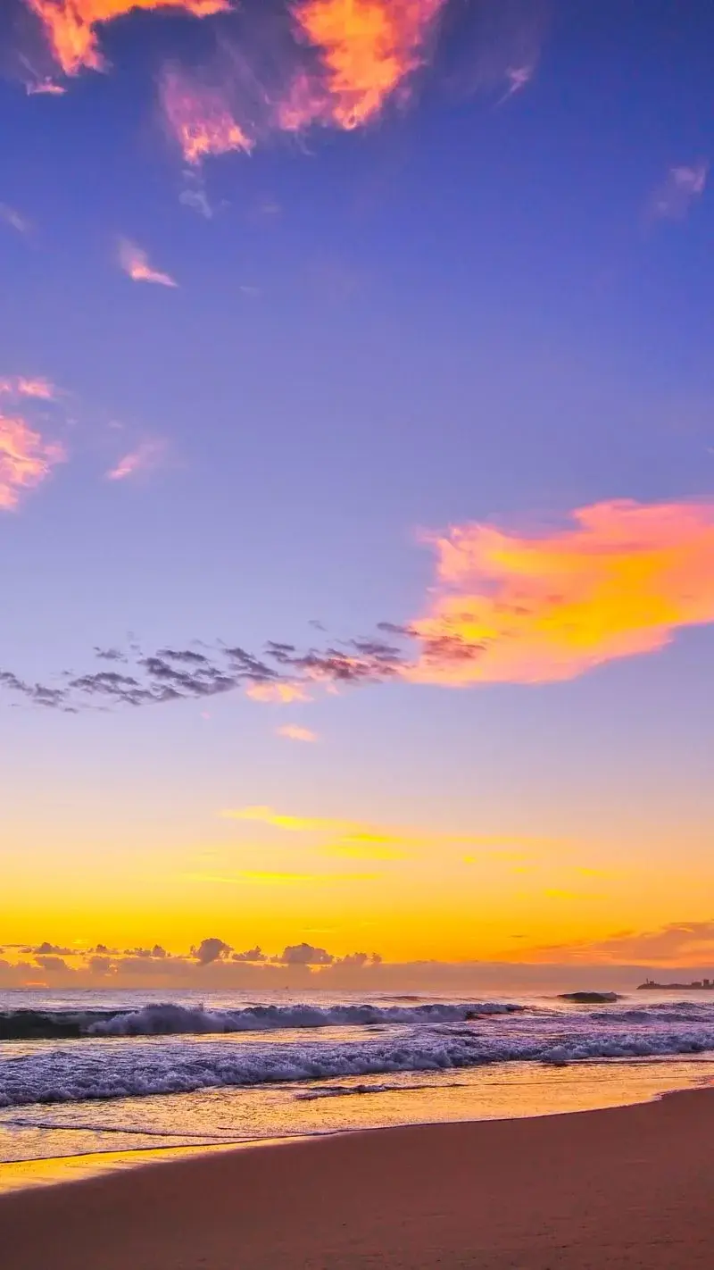 Beach Background Wallpaper Vibrant