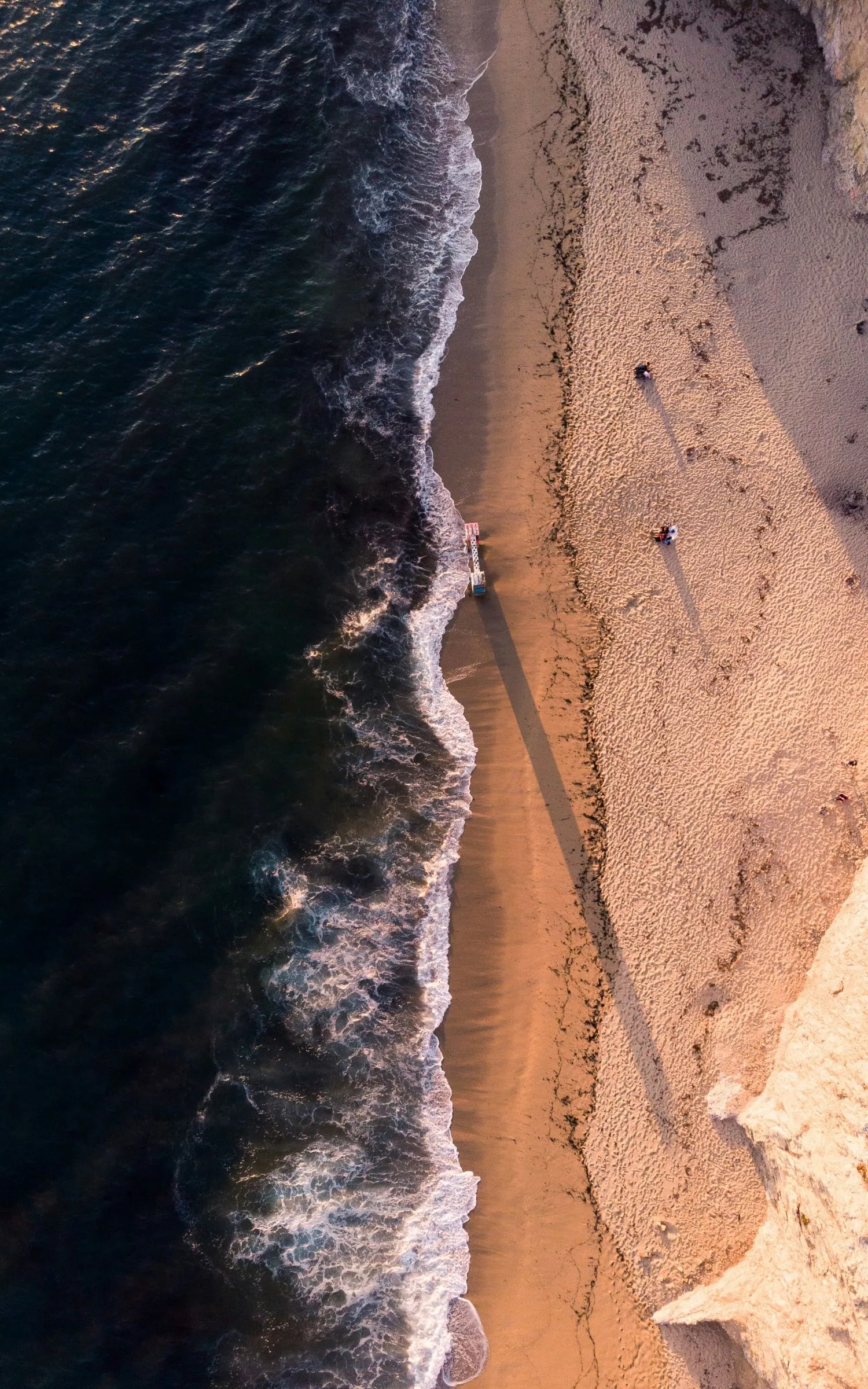 Coastline Beach From Above Drone High
