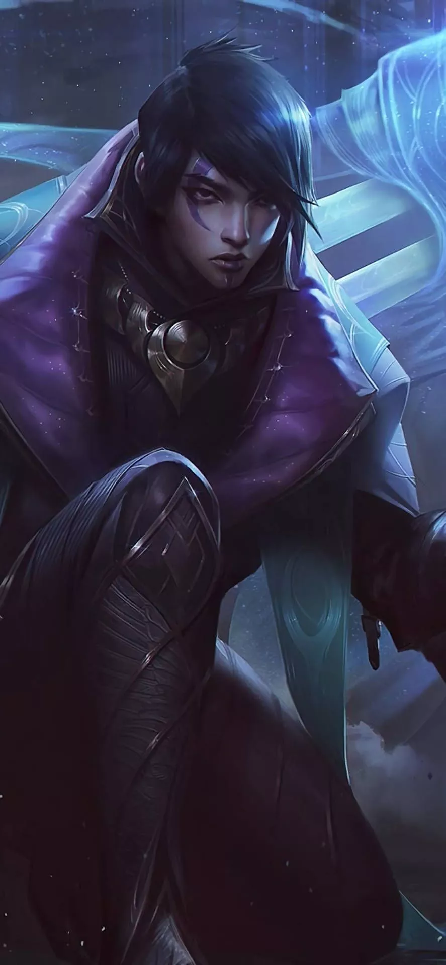 Download Aphelios LoL iPhone Wallpaper