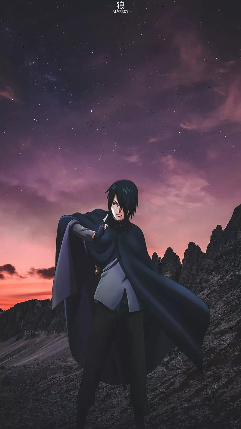 Sasuke Uchiha, anime x reality, sky