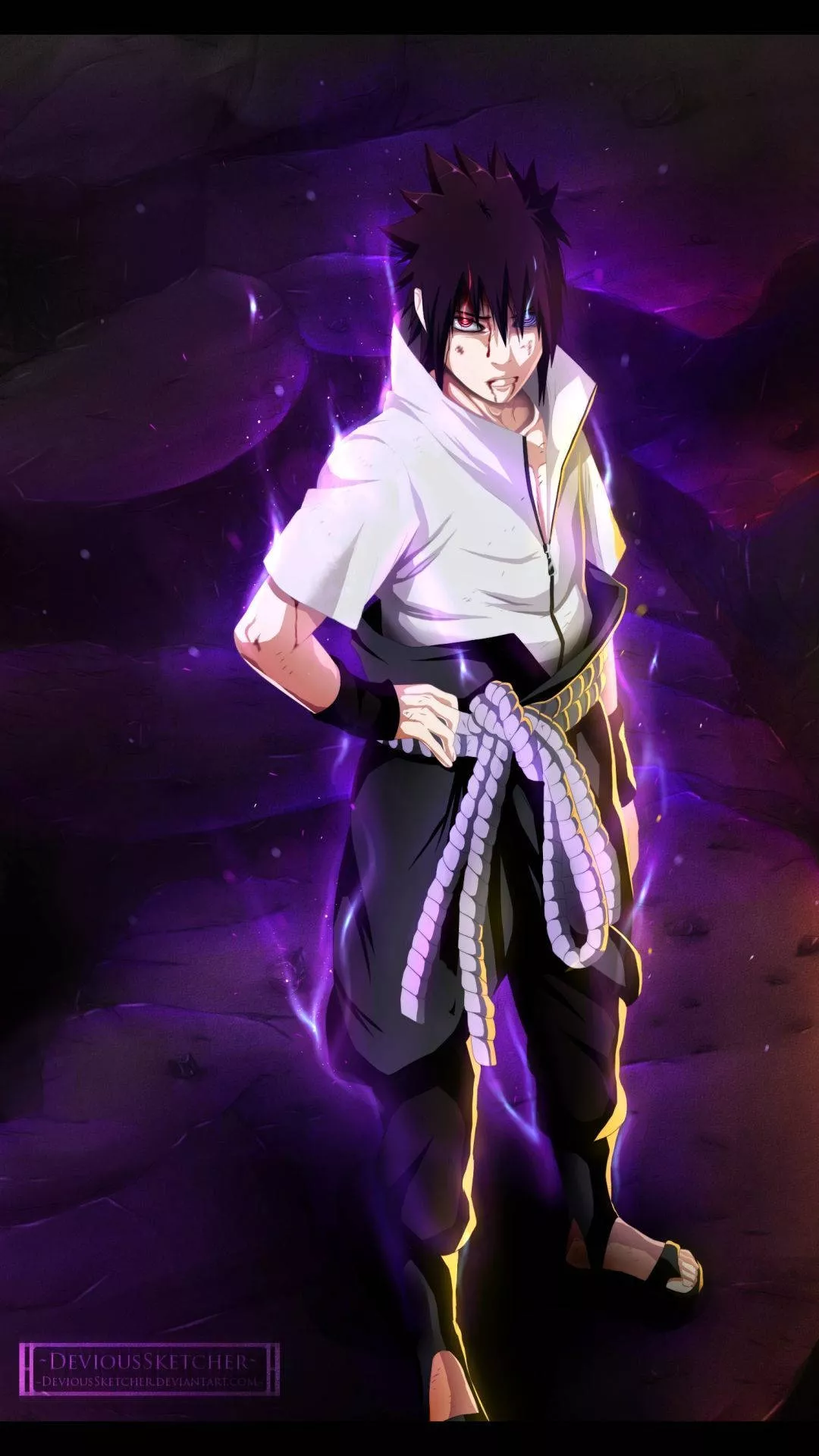 Fierce Uchiha Sasuke Naruto iPhone