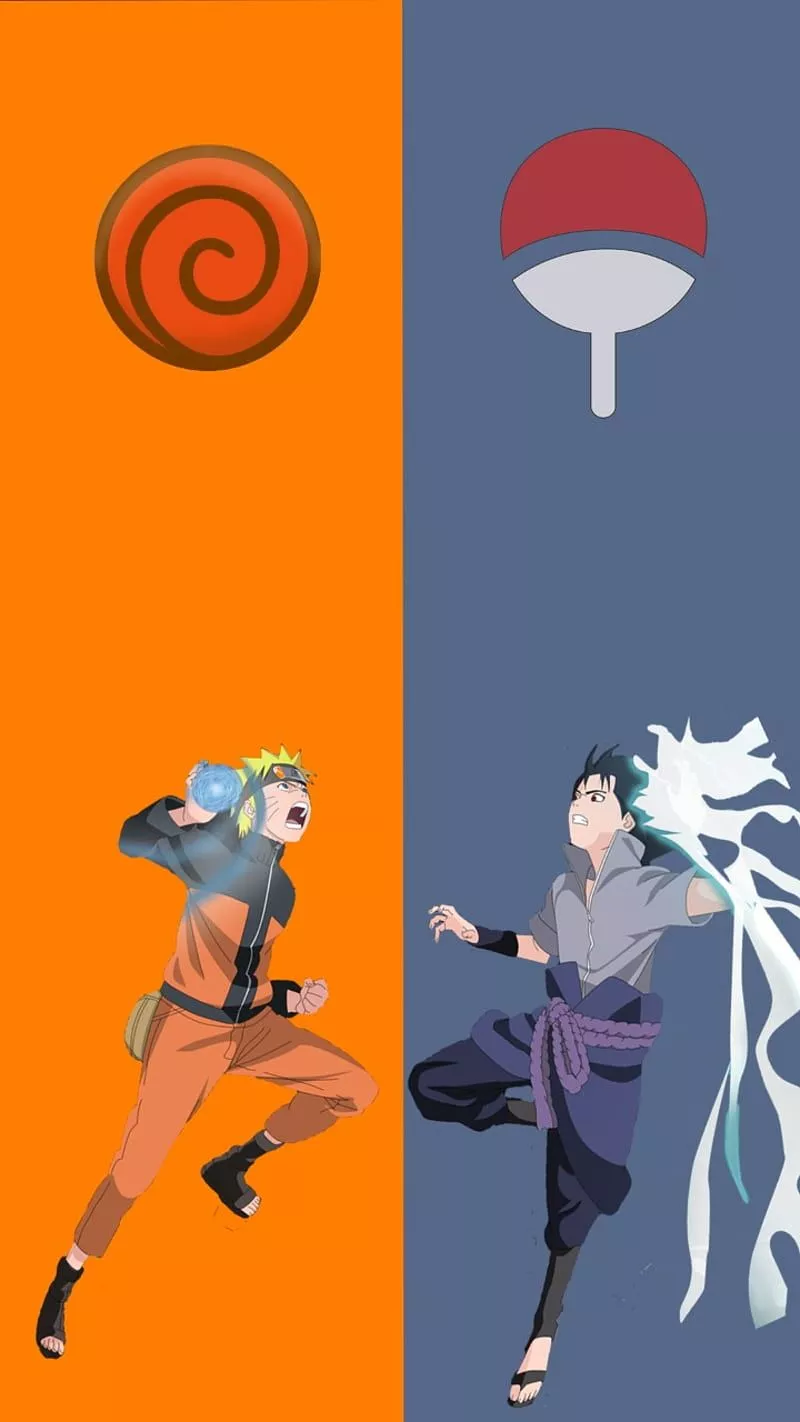 Naruto And Sasuke, anime, naruto