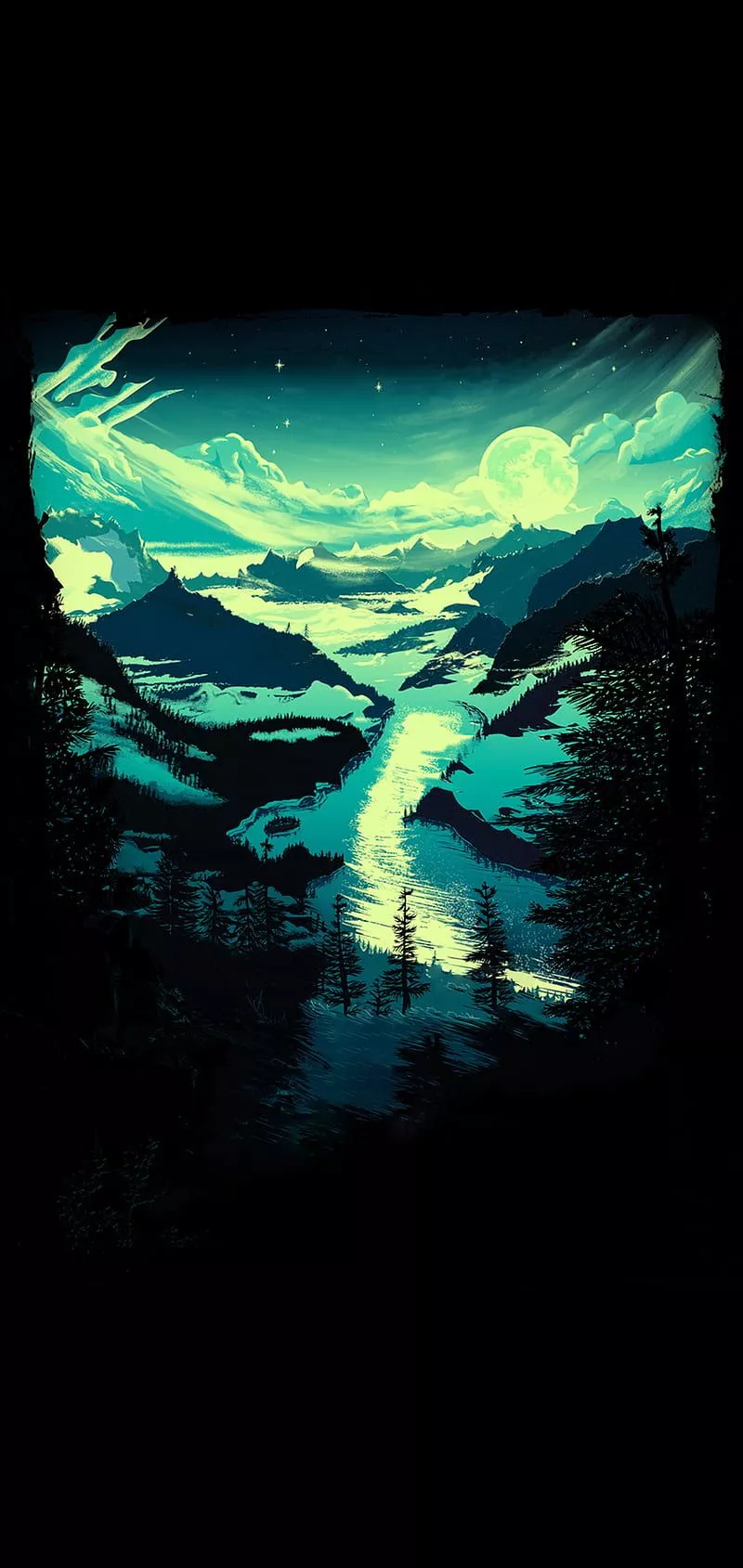 OLED Valley, homescreen, ios, iphone 11