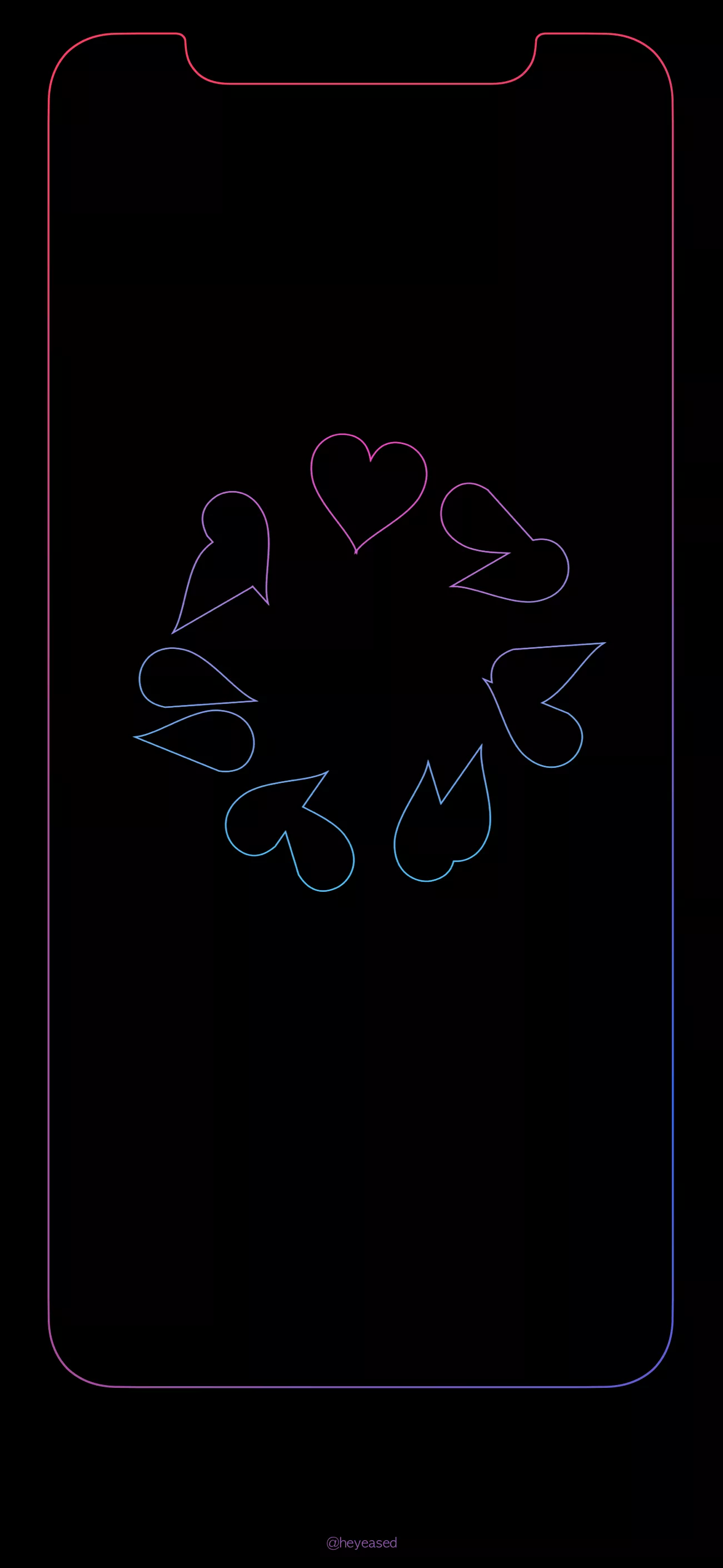 upper cutout of the iPhone X