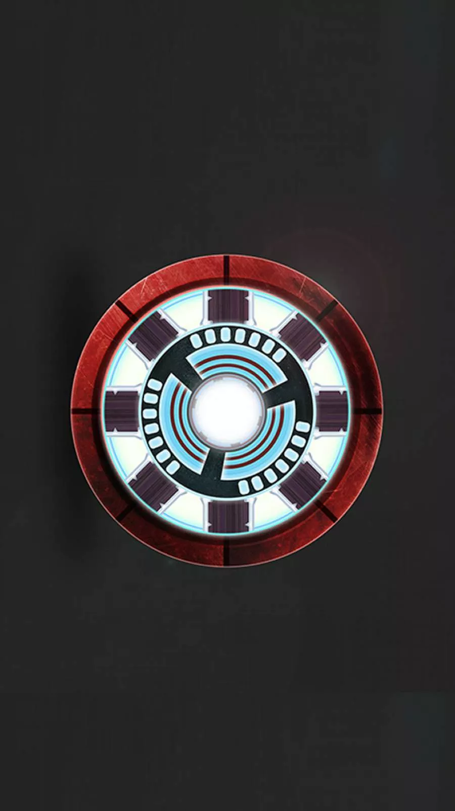 Arc Reactor Iron Man iPhone Wallpaper