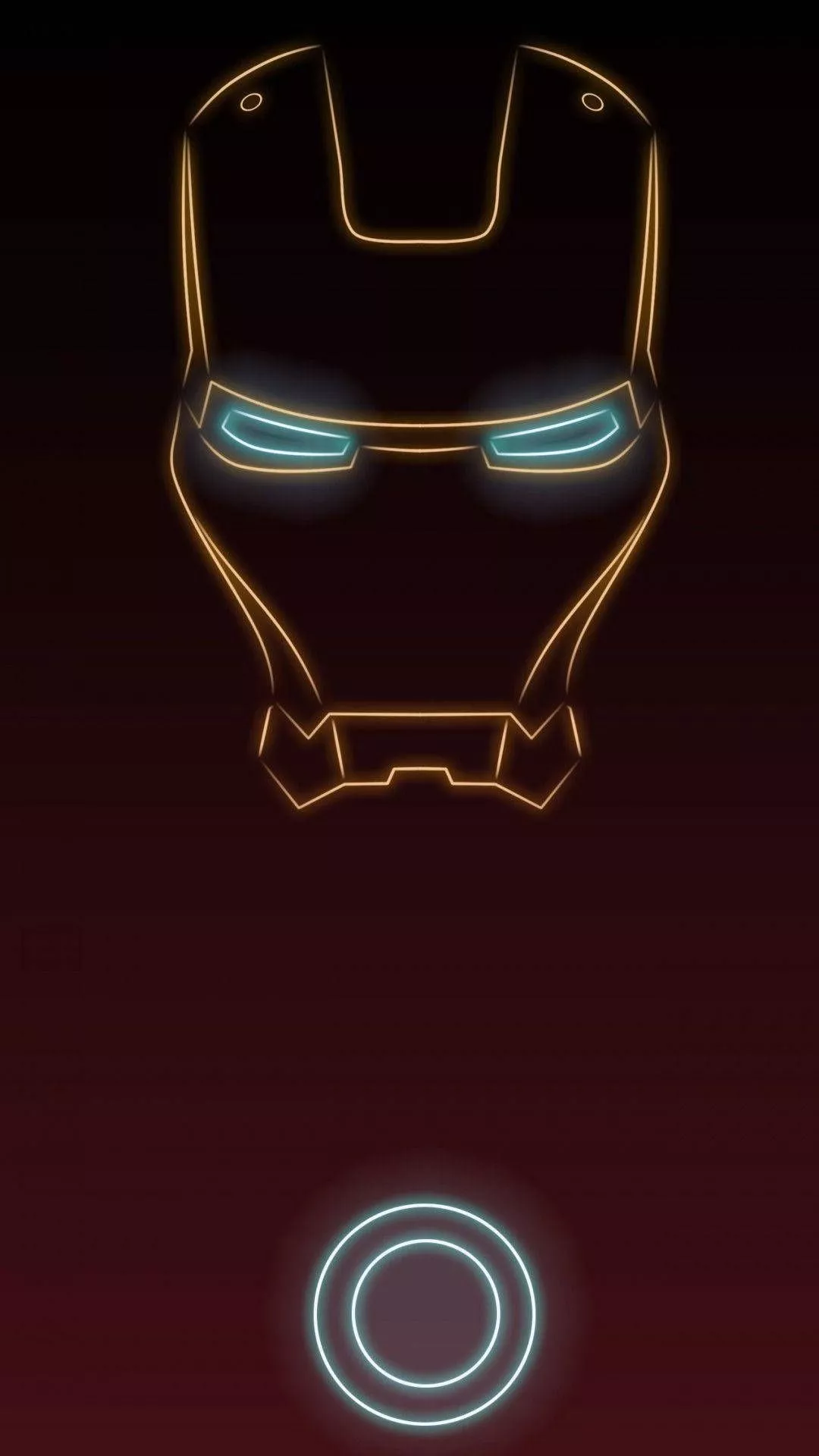 Download free Neon Art Iron Man iPhone