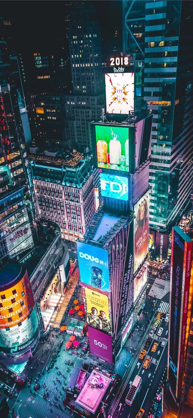 Time Square New York iPhone 11 Wallpaper