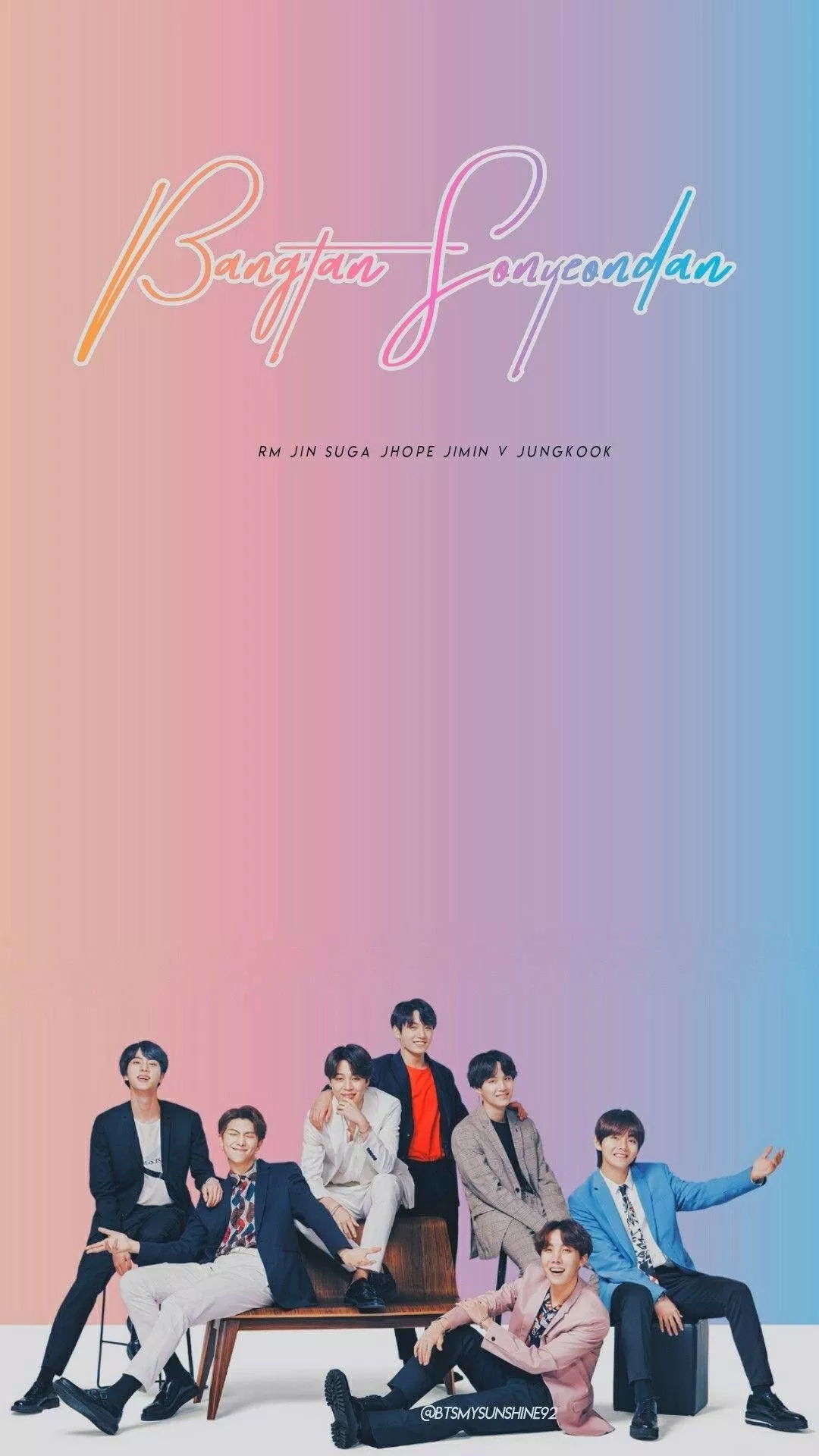 Bangtan Sonyeondan Lockscreen Bts