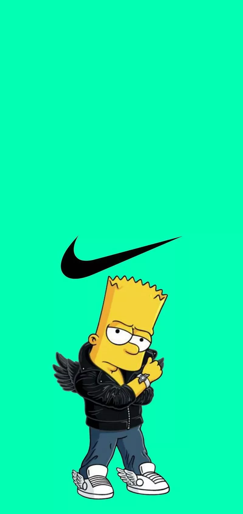 Nike Bart, humos, los simpson, pro, HD