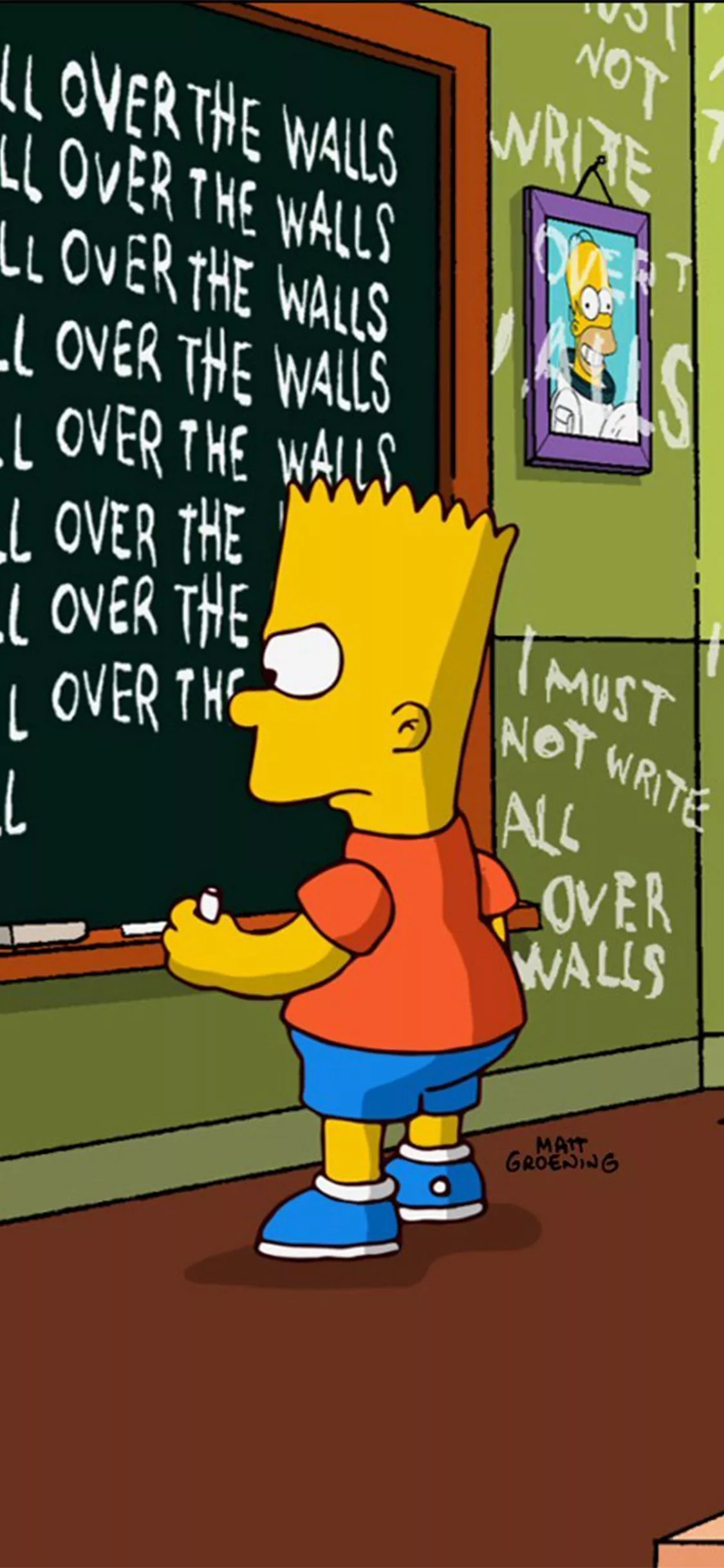 Bart Simpson Simsons Catoon School