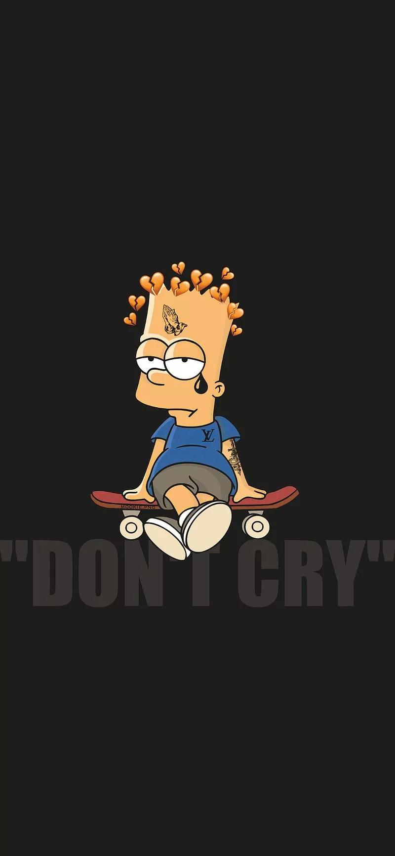 Dont Cry Bart, bart, bart simpson