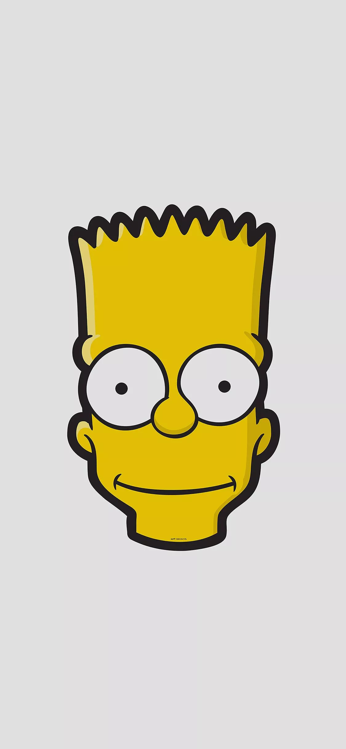 Bart Face Art Illust Simpsons
