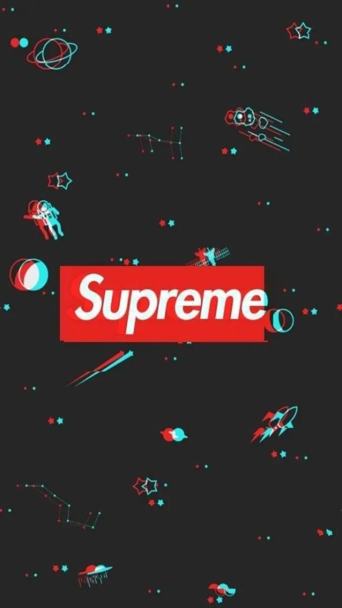 Supreme space wallpaper