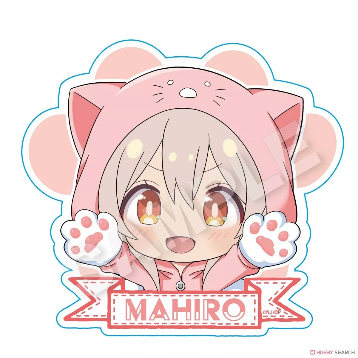 Die Cut Sticker Mahiro Oyama Anime Toy
