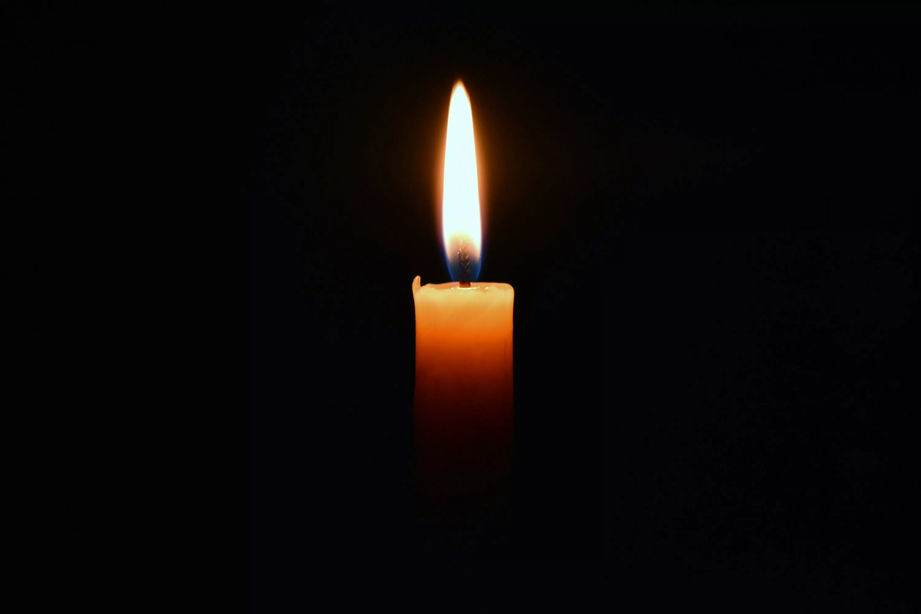 Candle With Black Background Picture