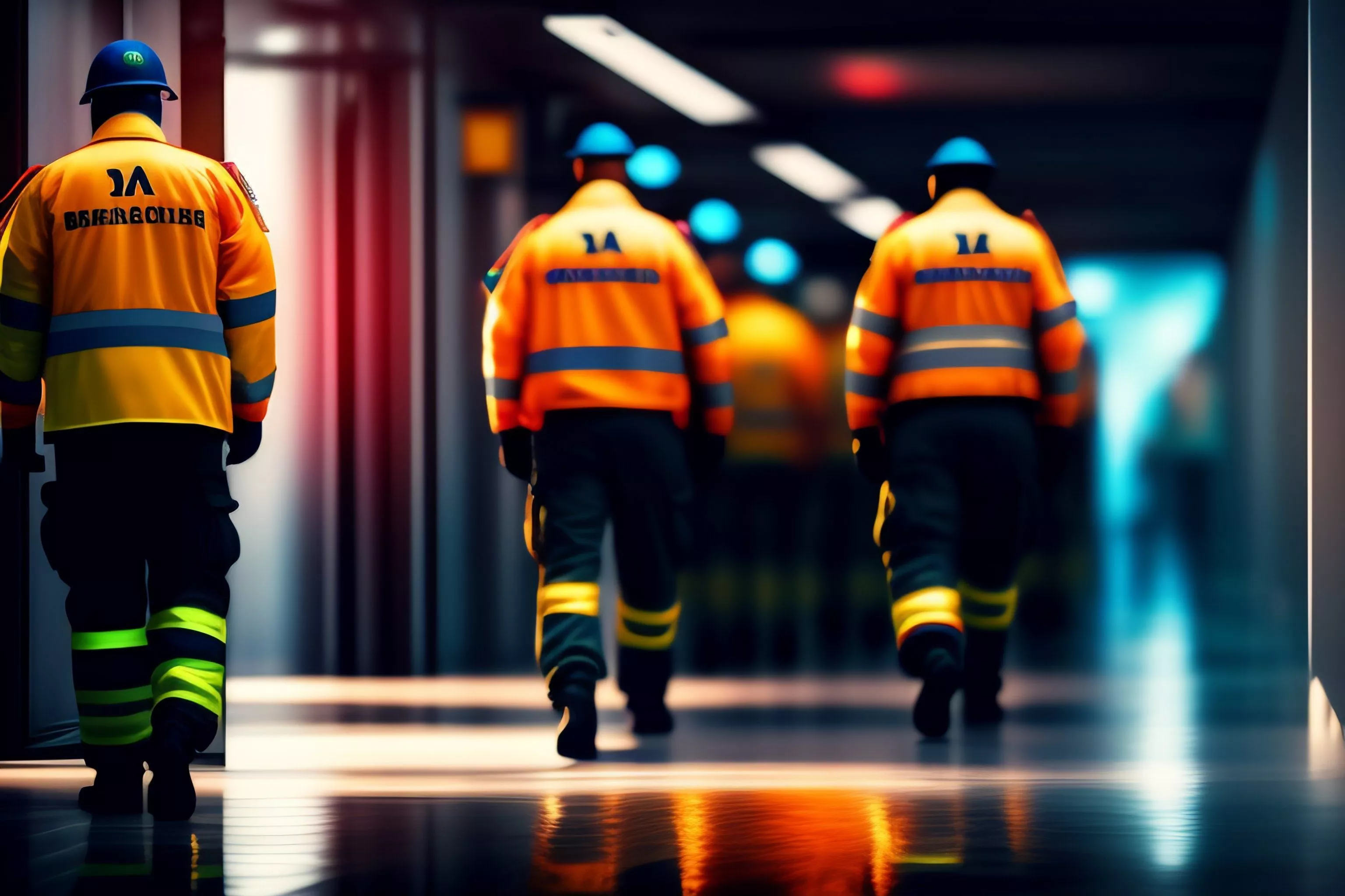 Safety and health workers wallpaper 4k