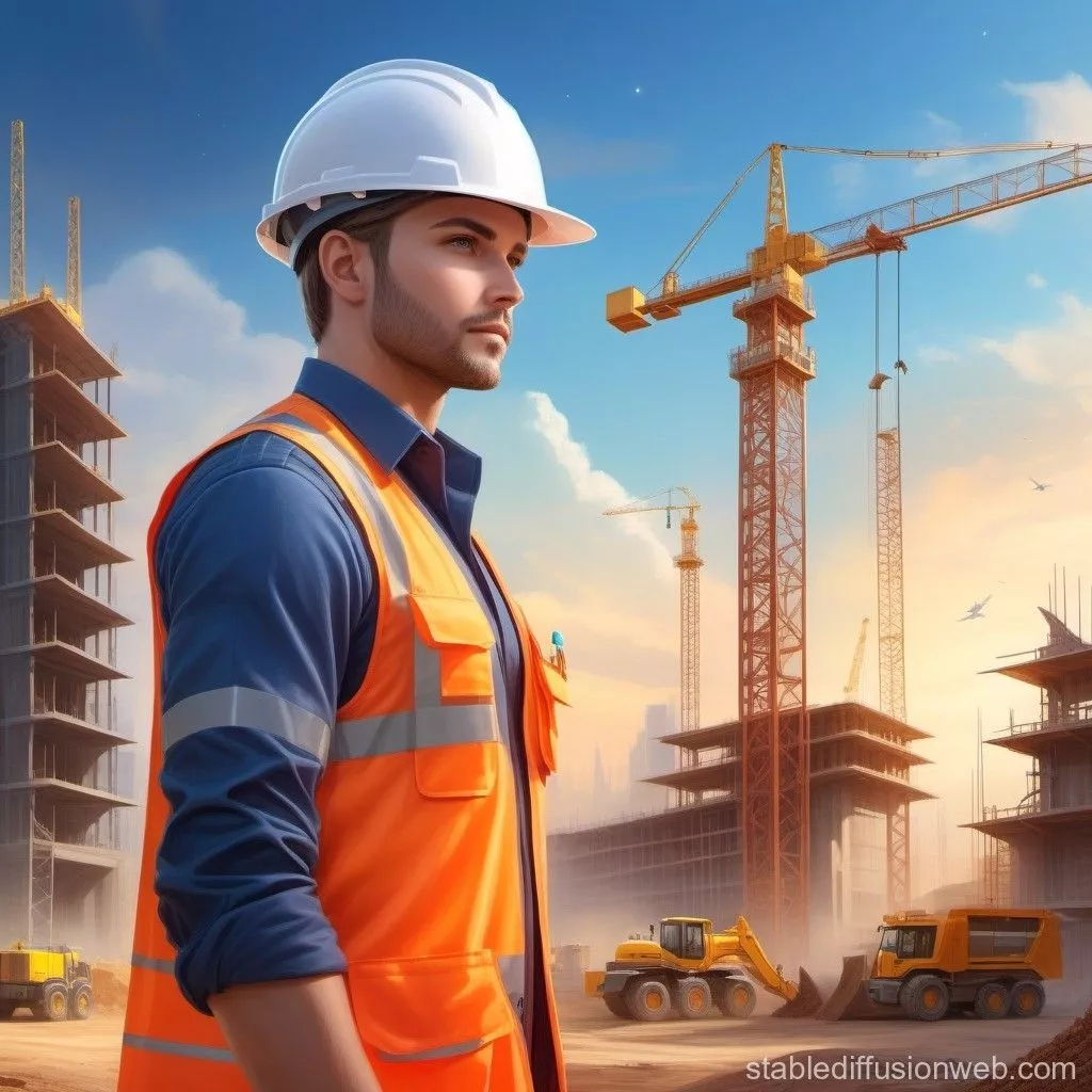 a safety officer standing in front