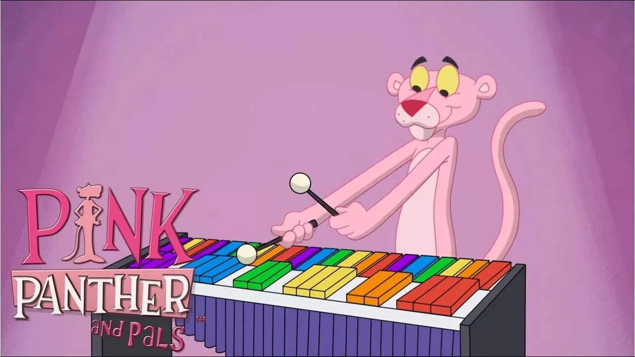 Pink Pantherand Pals Playing Xylophone