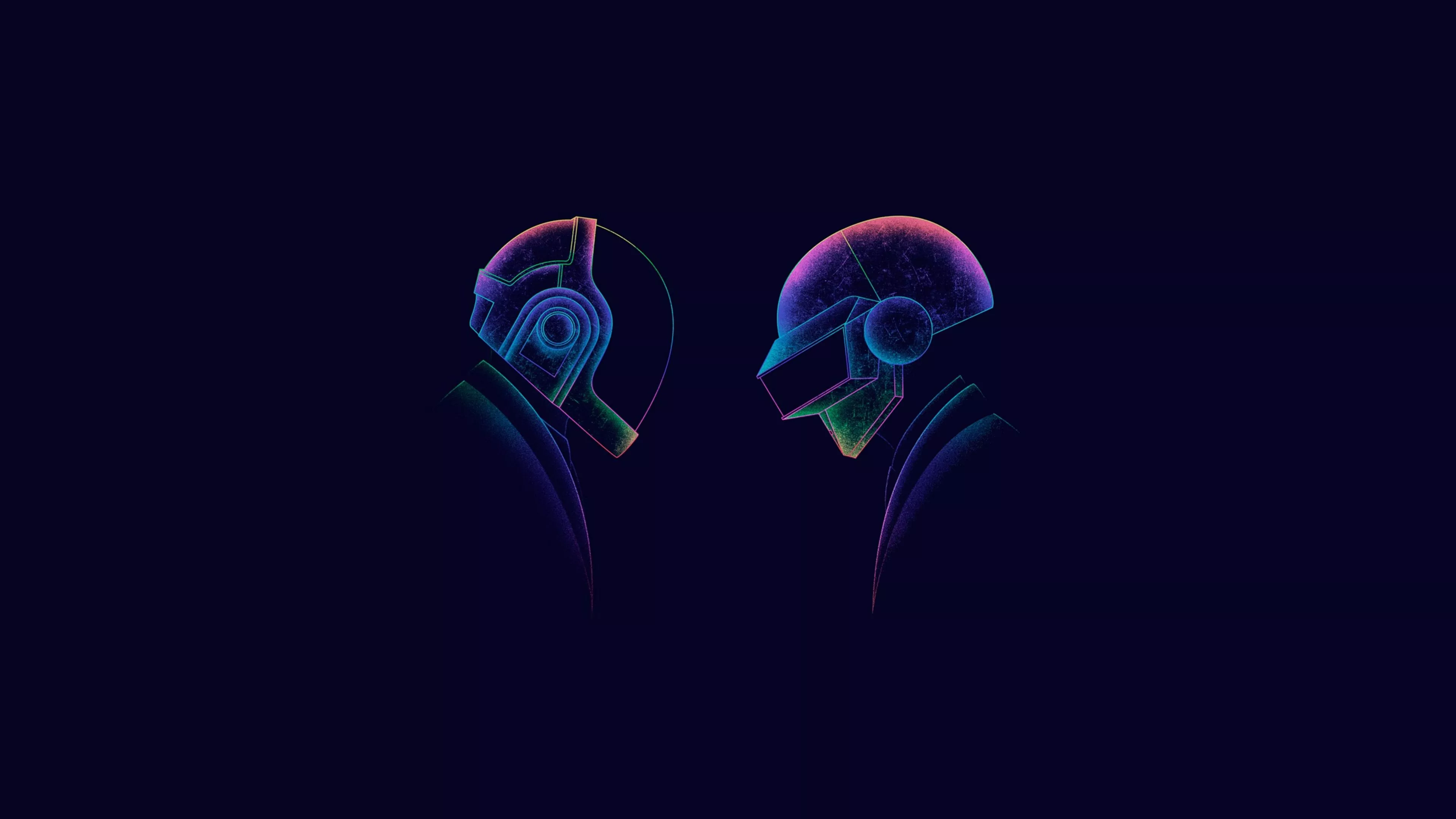 Daft Punk Minimal DJ Art Wallpaper, HD