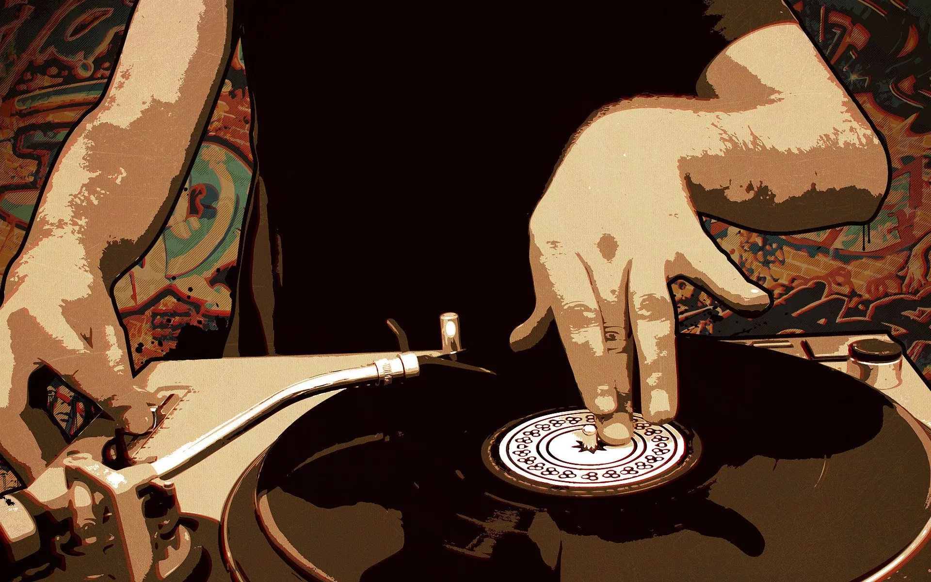 Vibrant DJ Moments: An HD Wallpaper