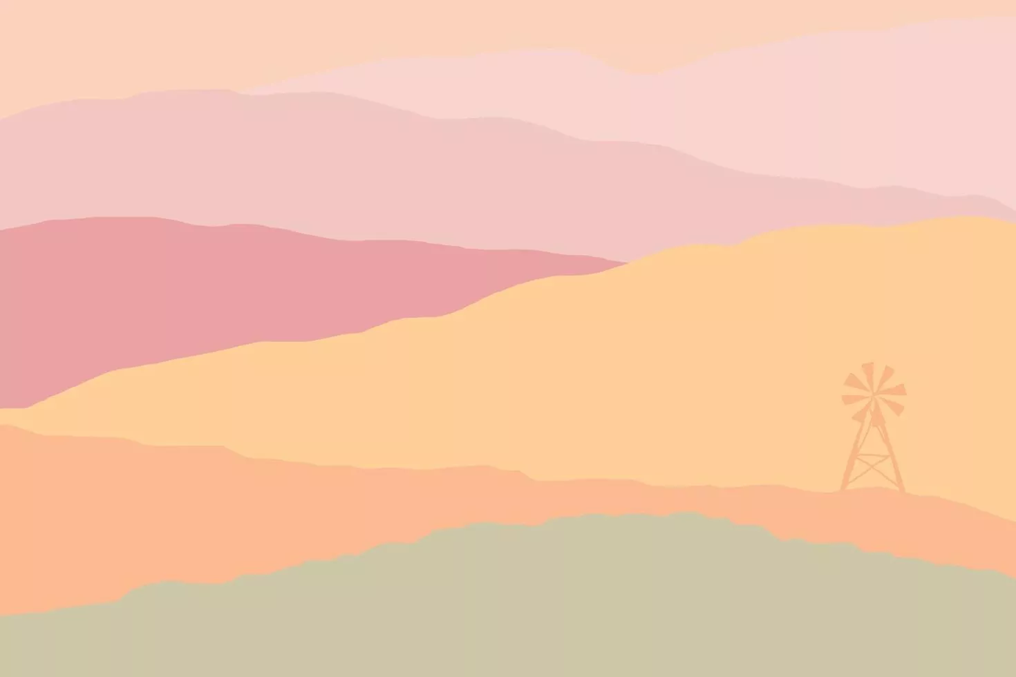 Warm Color Background Vector Art, Icon