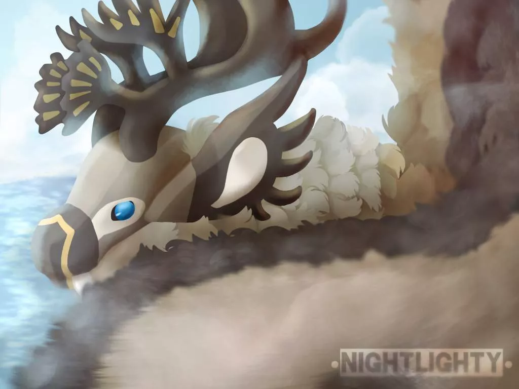 REINDEER DRAGON FANART!!!